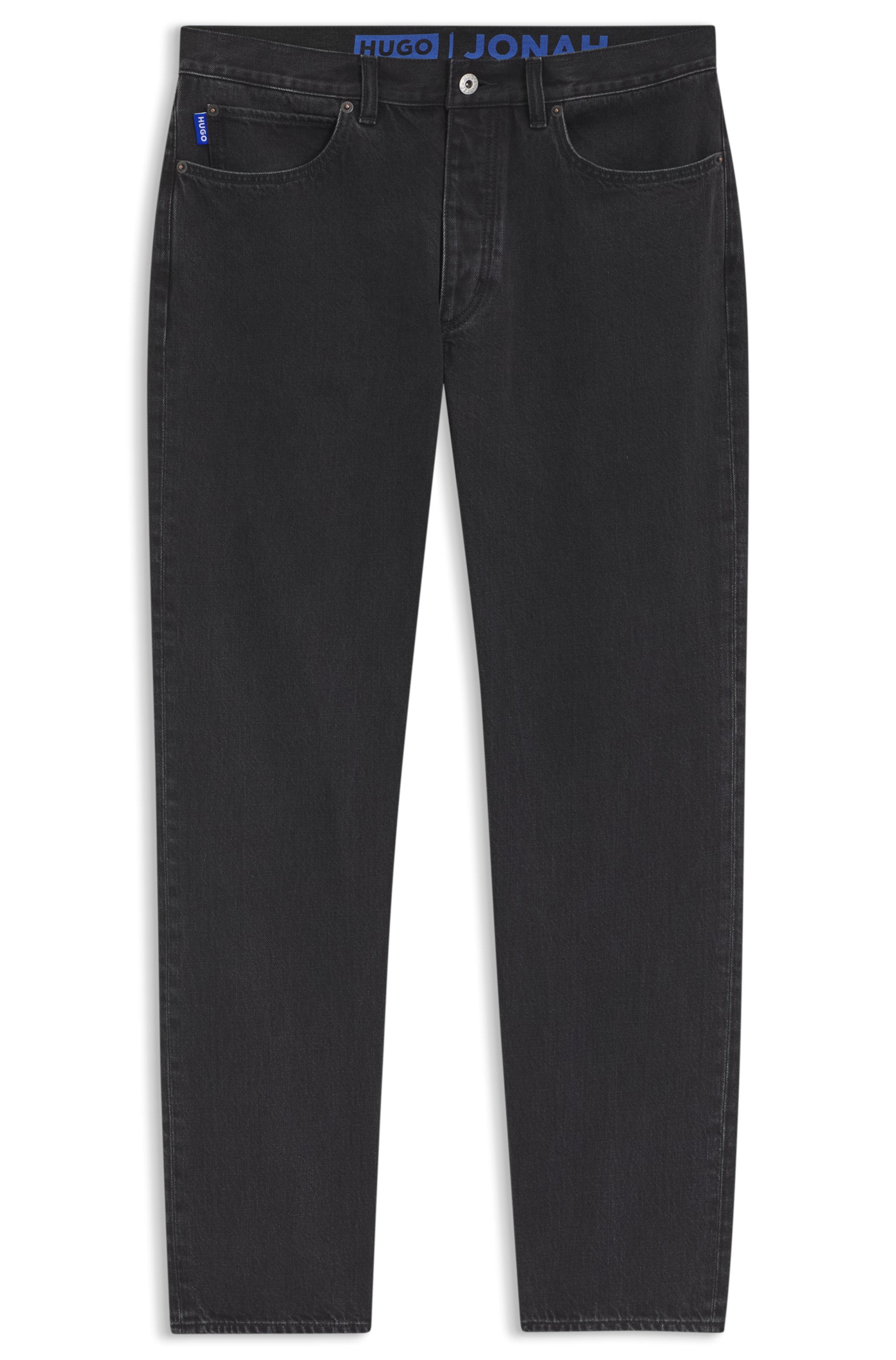HUGO Regular-fit-Jeans »Jonah« aus reiner Baumwolle, Rinsed Washed, mittlere Bundhöhe