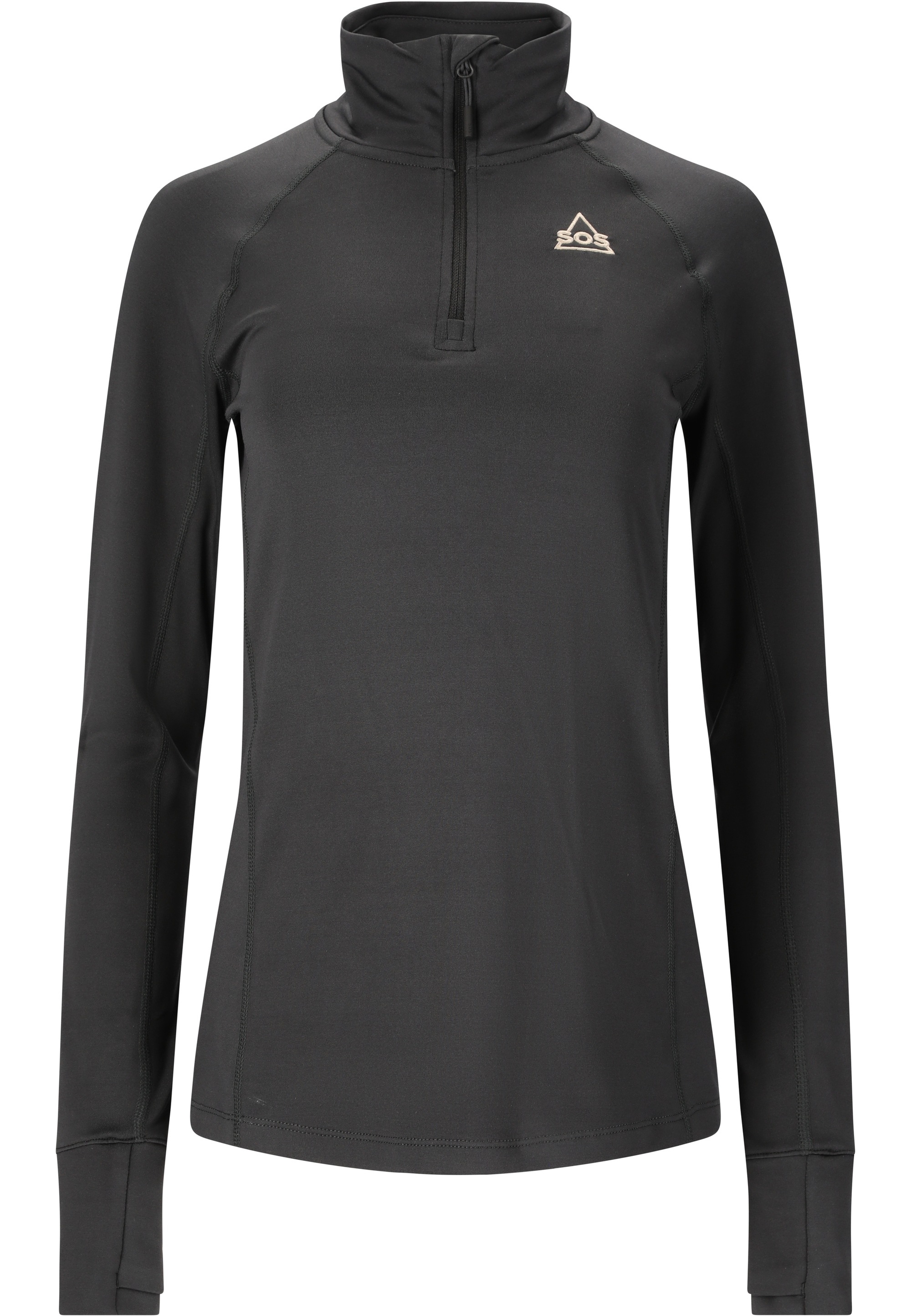 SOS Fleeceshirt »Jasna« mit praktischem Half-Zip