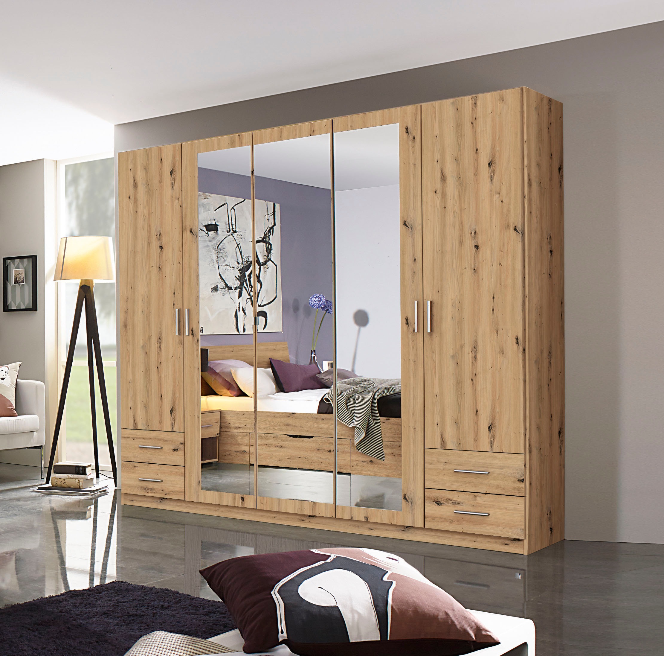 rauch Drehtürenschrank "Drehtürenschrank Schrank Garderobe Wäscheschrank Sc günstig online kaufen