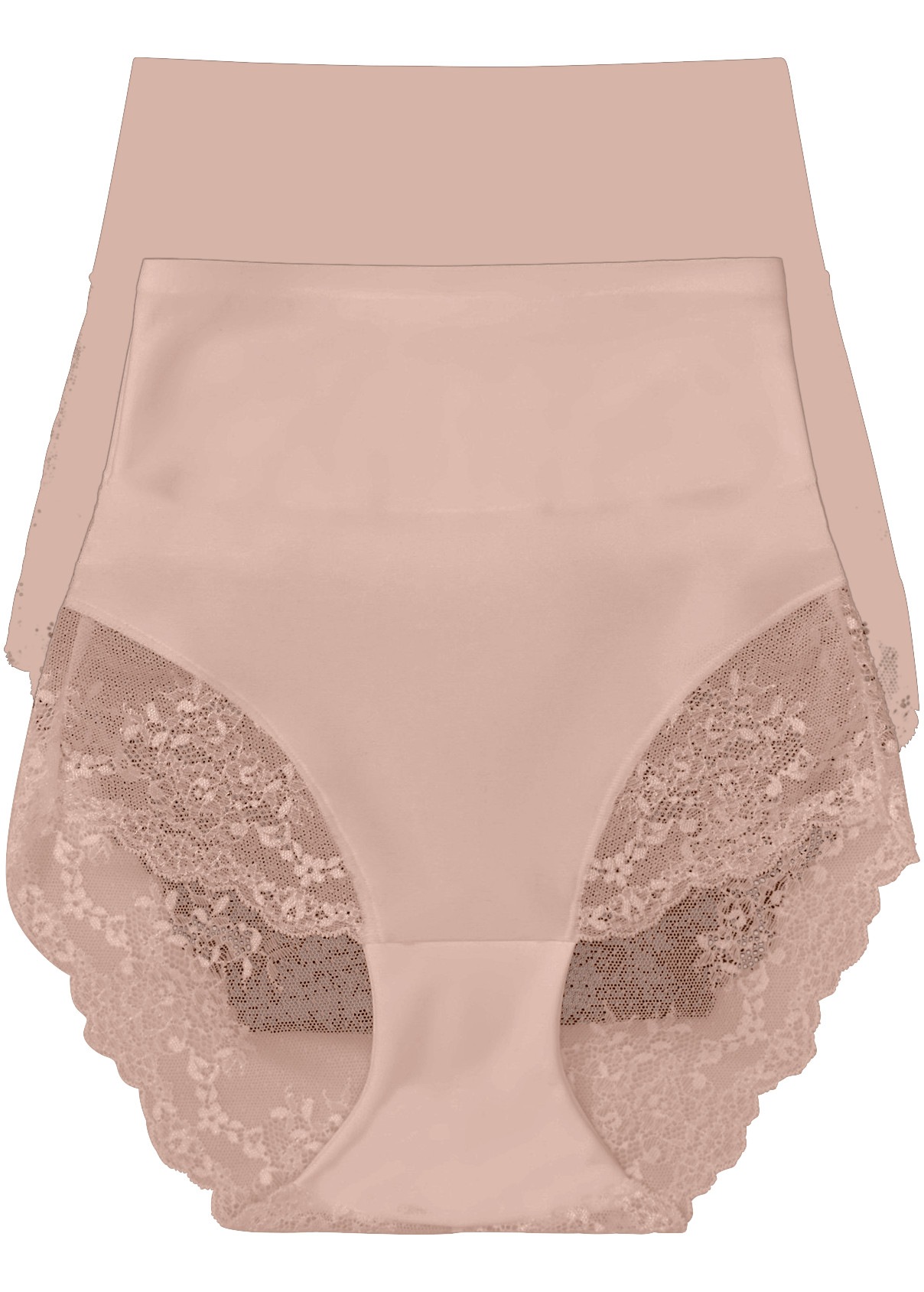 bonprix Shapingpants Packung, 2er,  mit Lasercut-Verarbeitung, aus Polyamid und Elasthan, im 2er-Pack