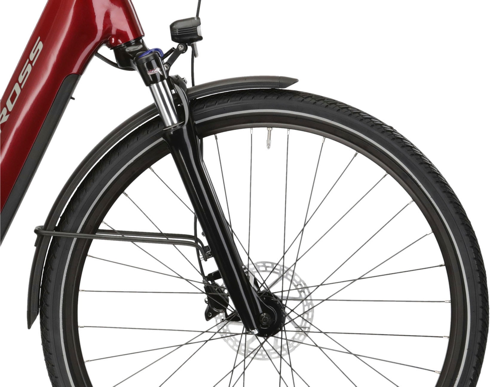 Kross E-Bike »E-Trekkingrad Trans Hybrid LS 3.0 28 Zoll rot«, 8 Gang, Shimano, Acera T3000, Mittelmotor 250 W