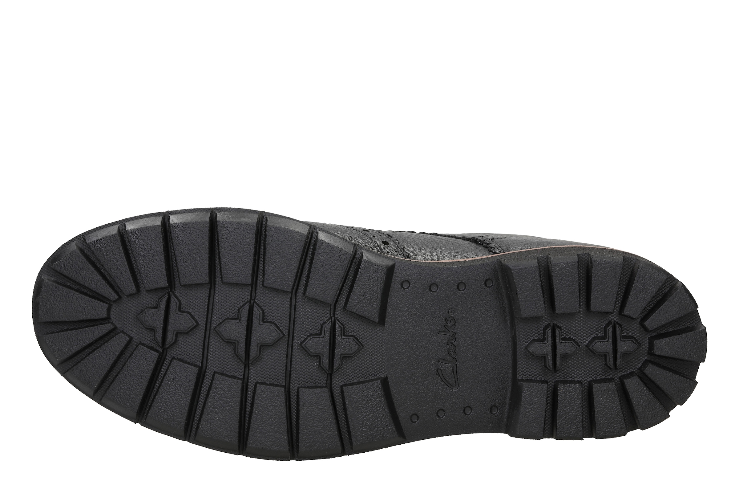 Clarks Schnürstiefel »Batcombe Lord«, Budapester, Brogue, Business Stiefel mit Lyralochung
