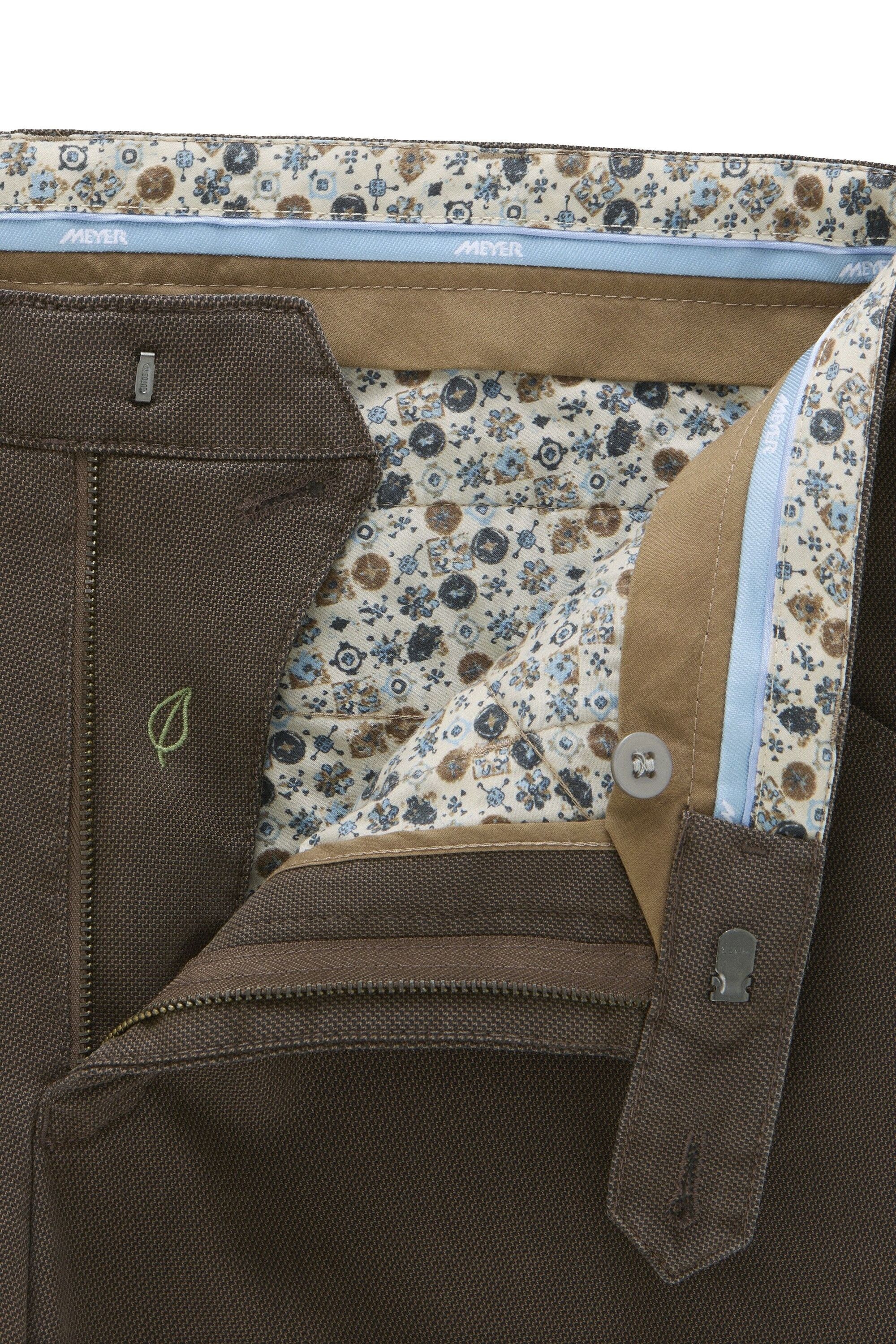 MEYER Chinos »Chicago 2-5628«  raffiniert eingearbeitete Micro Structure