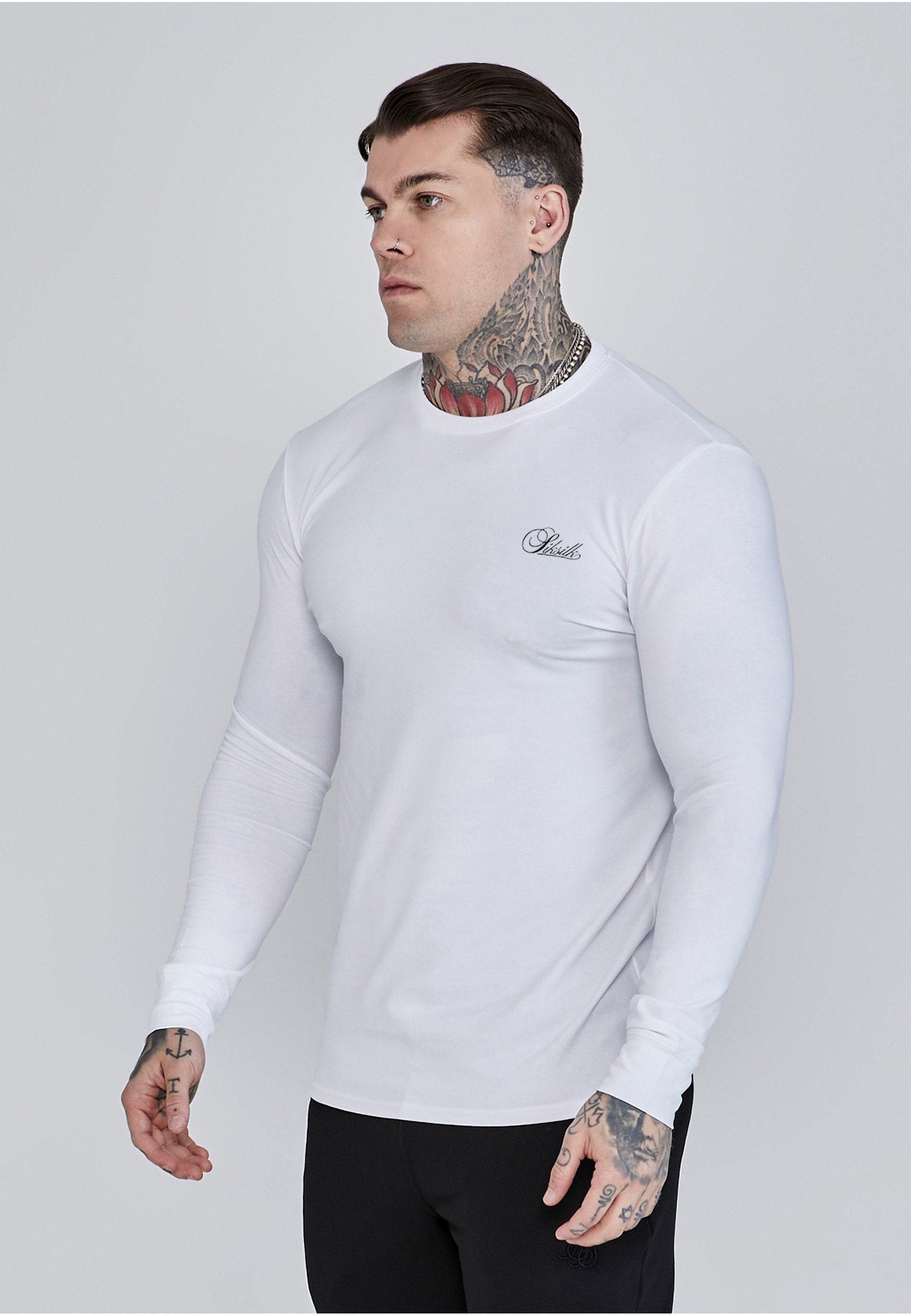 Siksilk Langarmshirt »SikSilk Essentials LS T-Shirt« 1