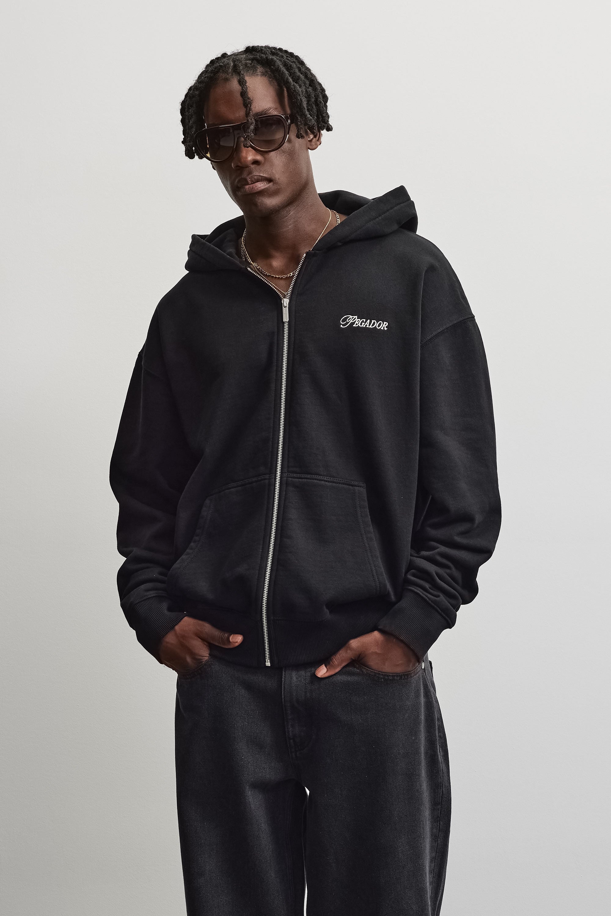 PEGADOR Kapuzensweatjacke "Carloforte Oversized Sweat Jacket" Baumwollmischung, oversized