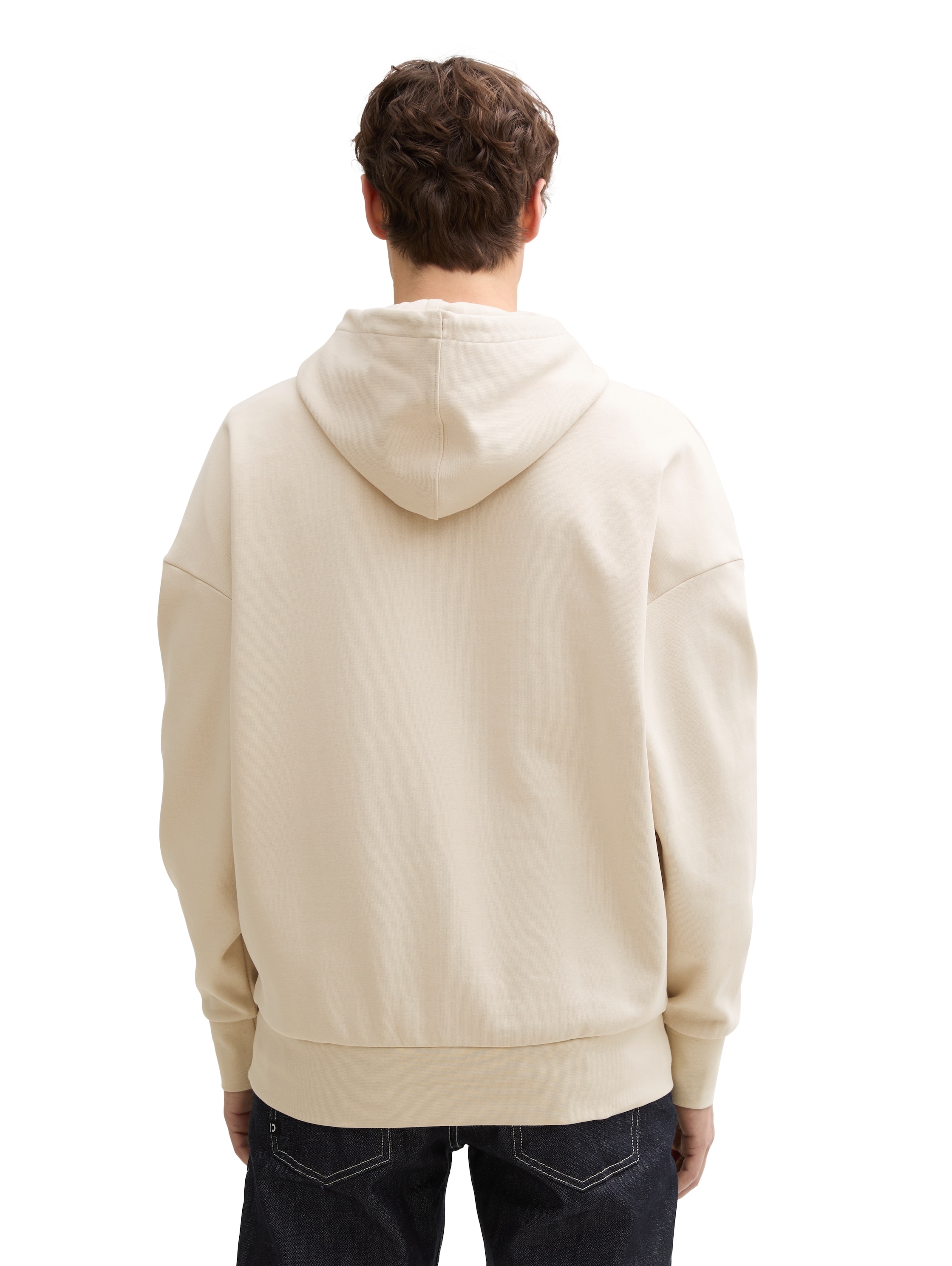 TOM TAILOR Denim Kapuzensweatshirt, mit Statement-Print