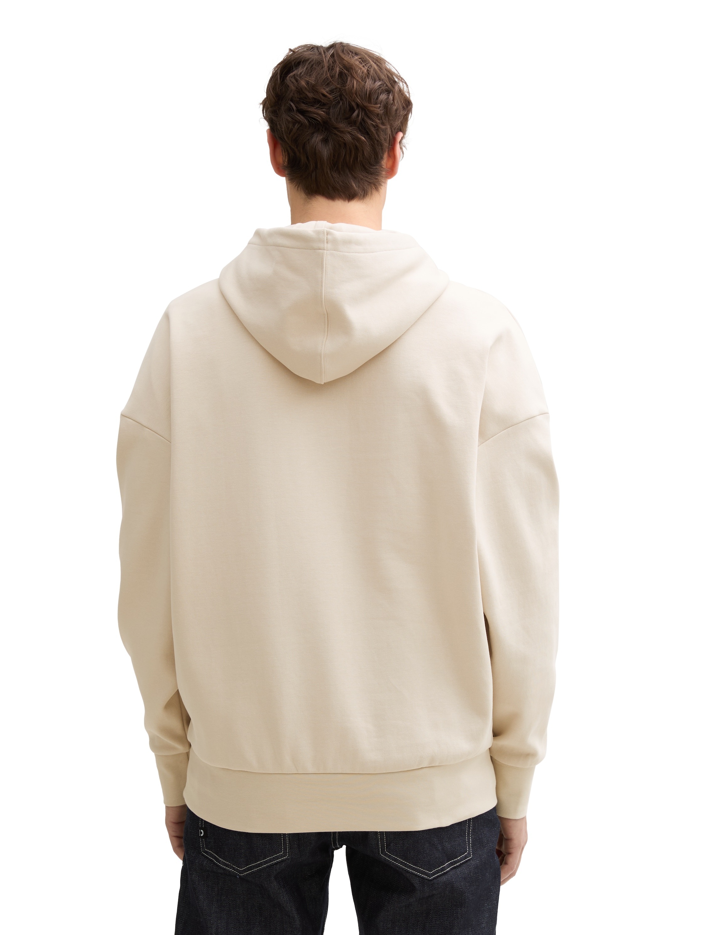 TOM TAILOR Denim Kapuzensweatshirt, mit Statement-Print günstig online kaufen
