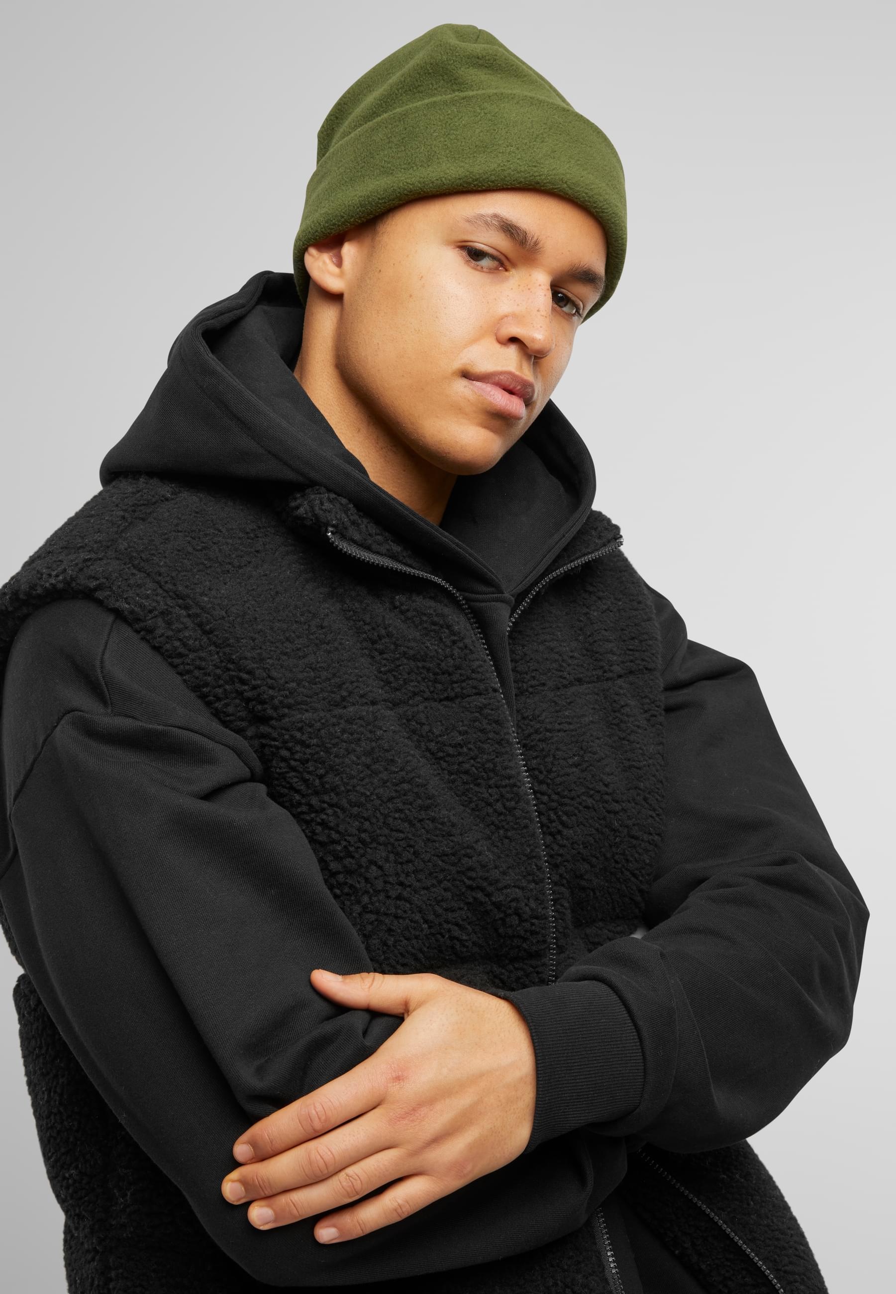 URBAN CLASSICS Beanie »Urban Classics Unisex Fleece Beanie 2-Pack«, (1 St.)