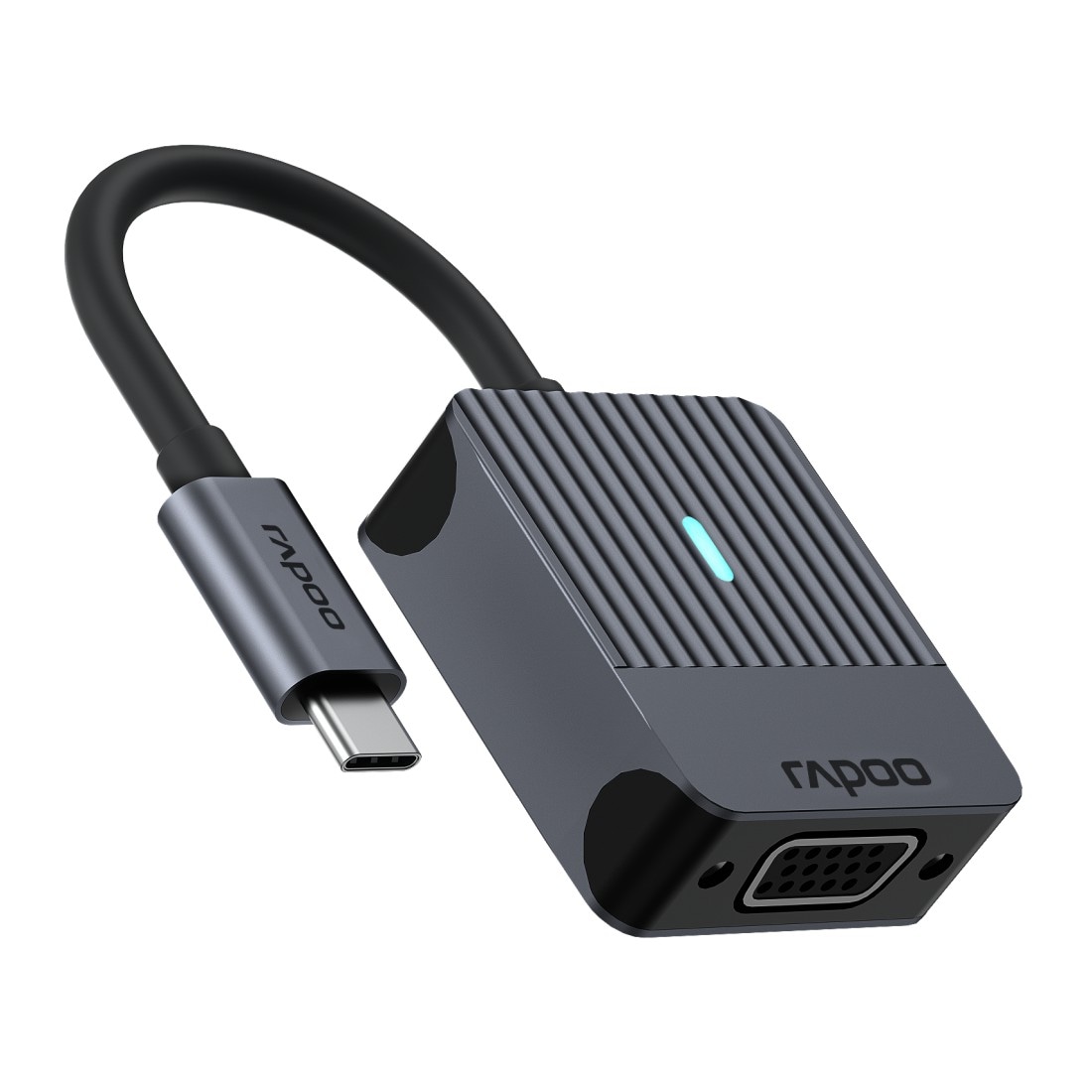 Rapoo USB-Adapter »UCA-1003 USB-C Adapter, USB-C auf VGA, Grau« USB-C zu VGA 15 cm