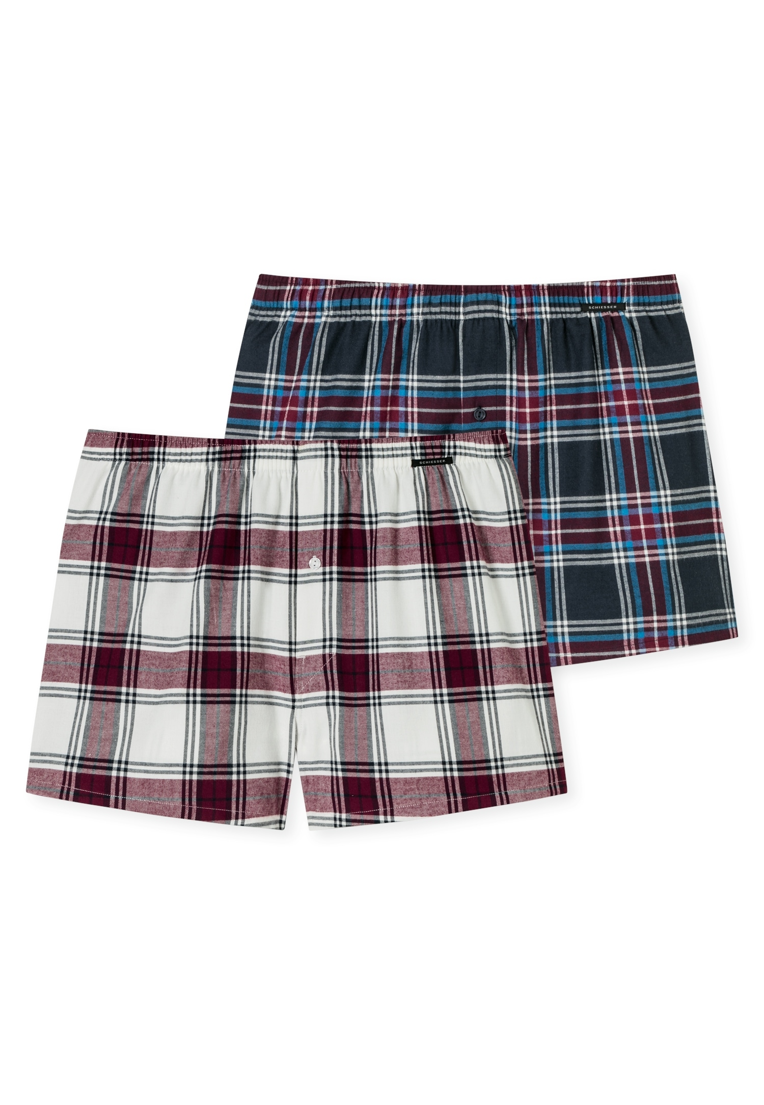 Boxershorts »"X-Mas"«, (2er-Pack), mit schwarzem SCHIESSER Weblabel