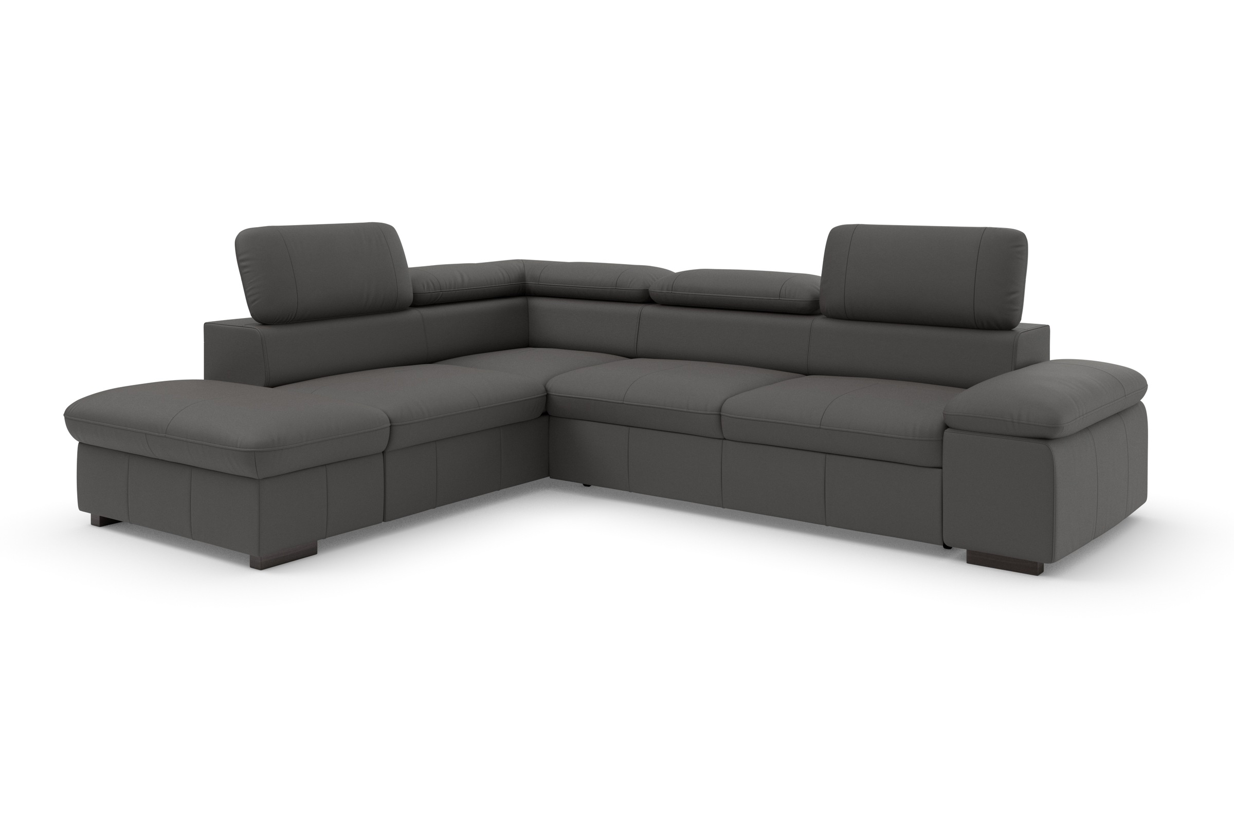 Home affaire Ecksofa »Alberto L-Form«, mit Kopfteilverstellung, wahlweise mit Bettfunktion