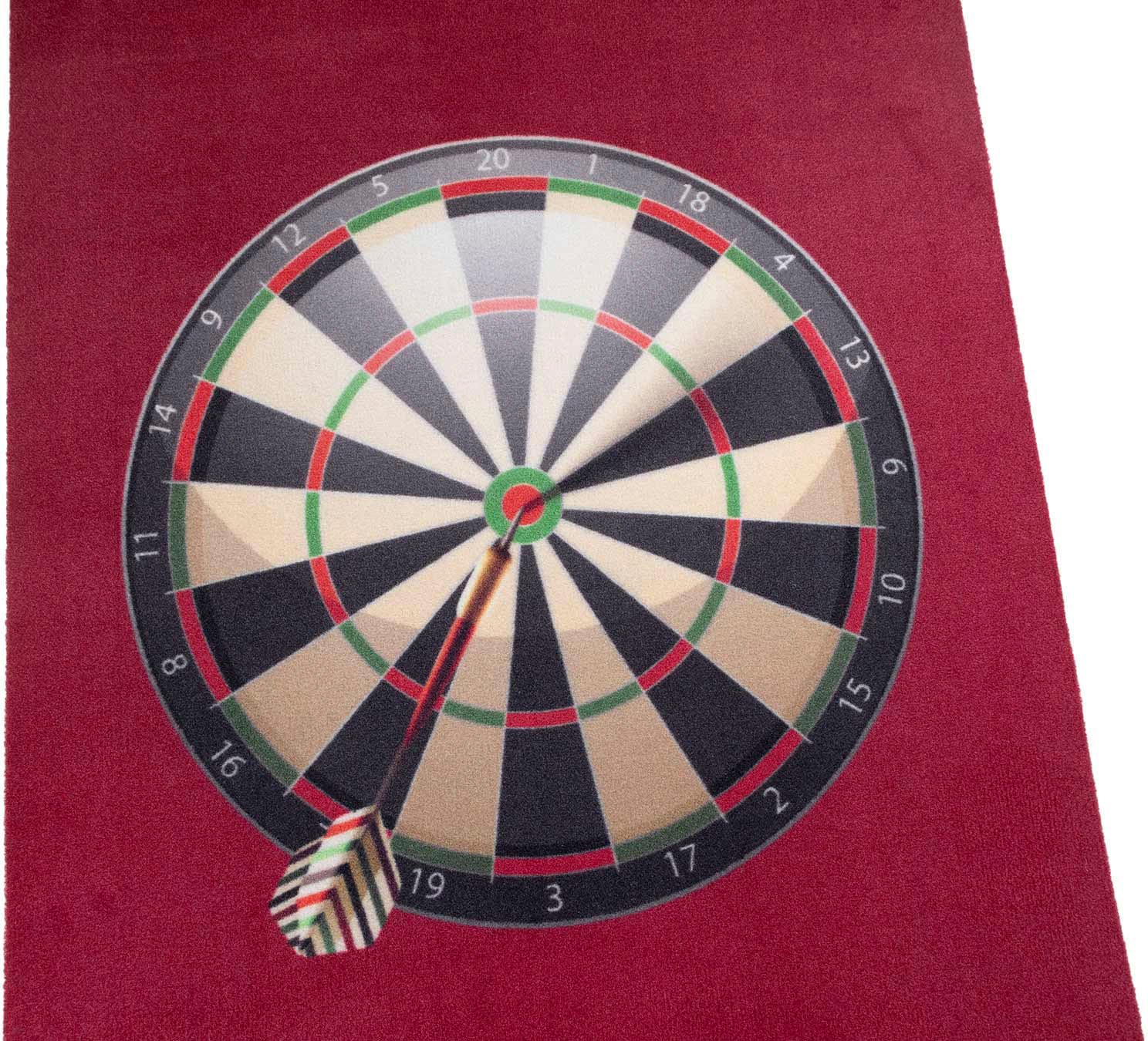 Primaflor-Ideen in Textil Läufer »Dartteppich BRISTOL, Made in Belgium«, rechteckig, 5 mm Höhe, Dartmatte mit offiziellem Spielabstand 237 cm, rutschhemmend