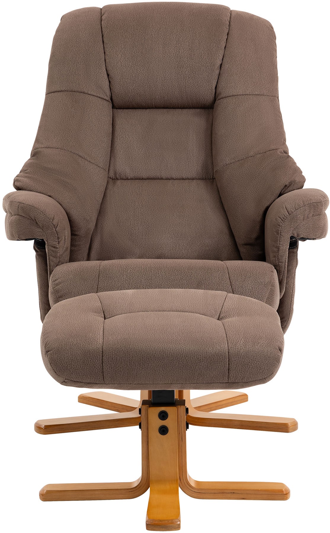 Duo Collection TV-Sessel »Bordeaux« mit Hocker und Relaxfunktion, 360 Grad drehbar