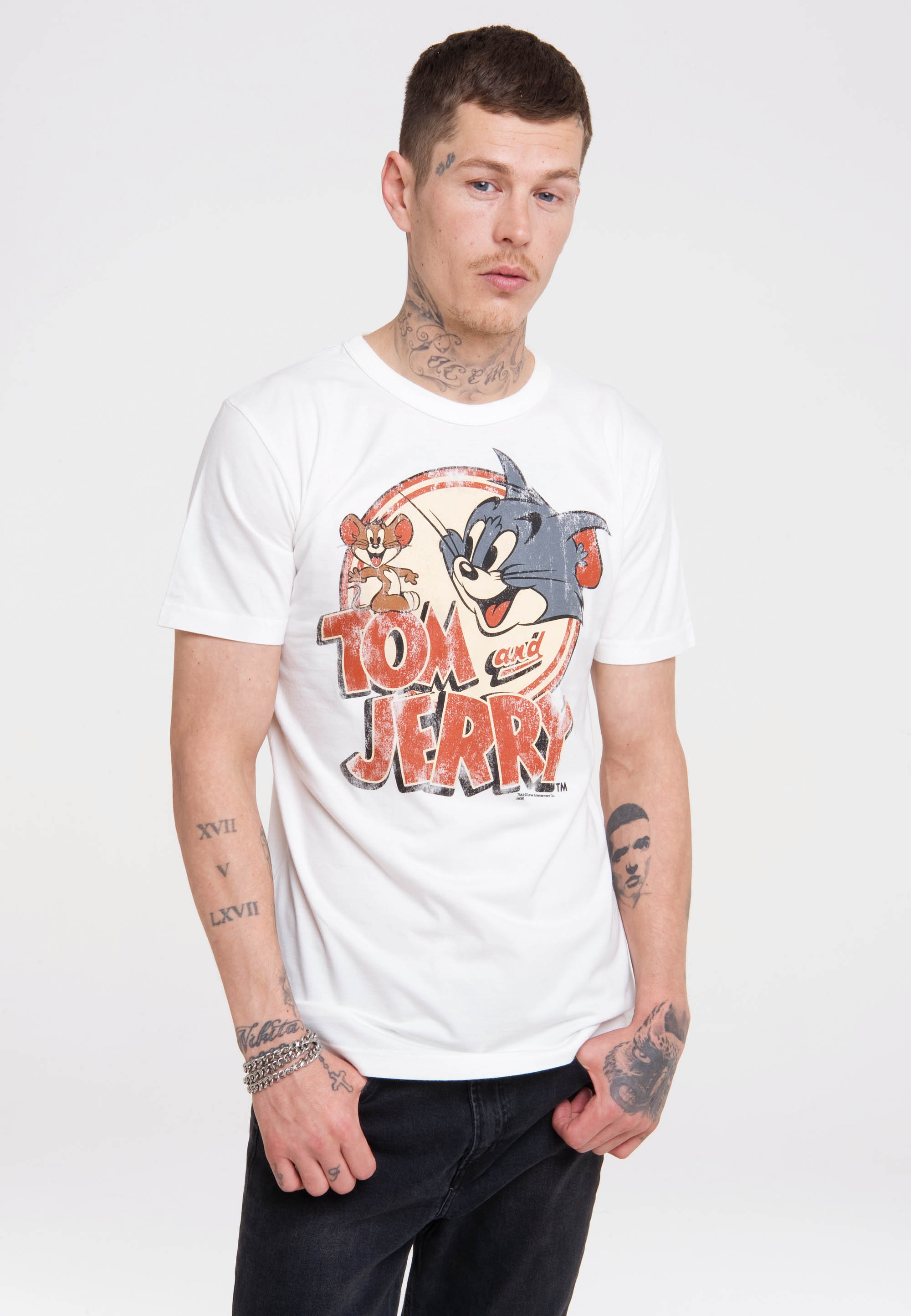 LOGOSHIRT T-Shirt »Tom & Jerry«, mit lizenziertem Print