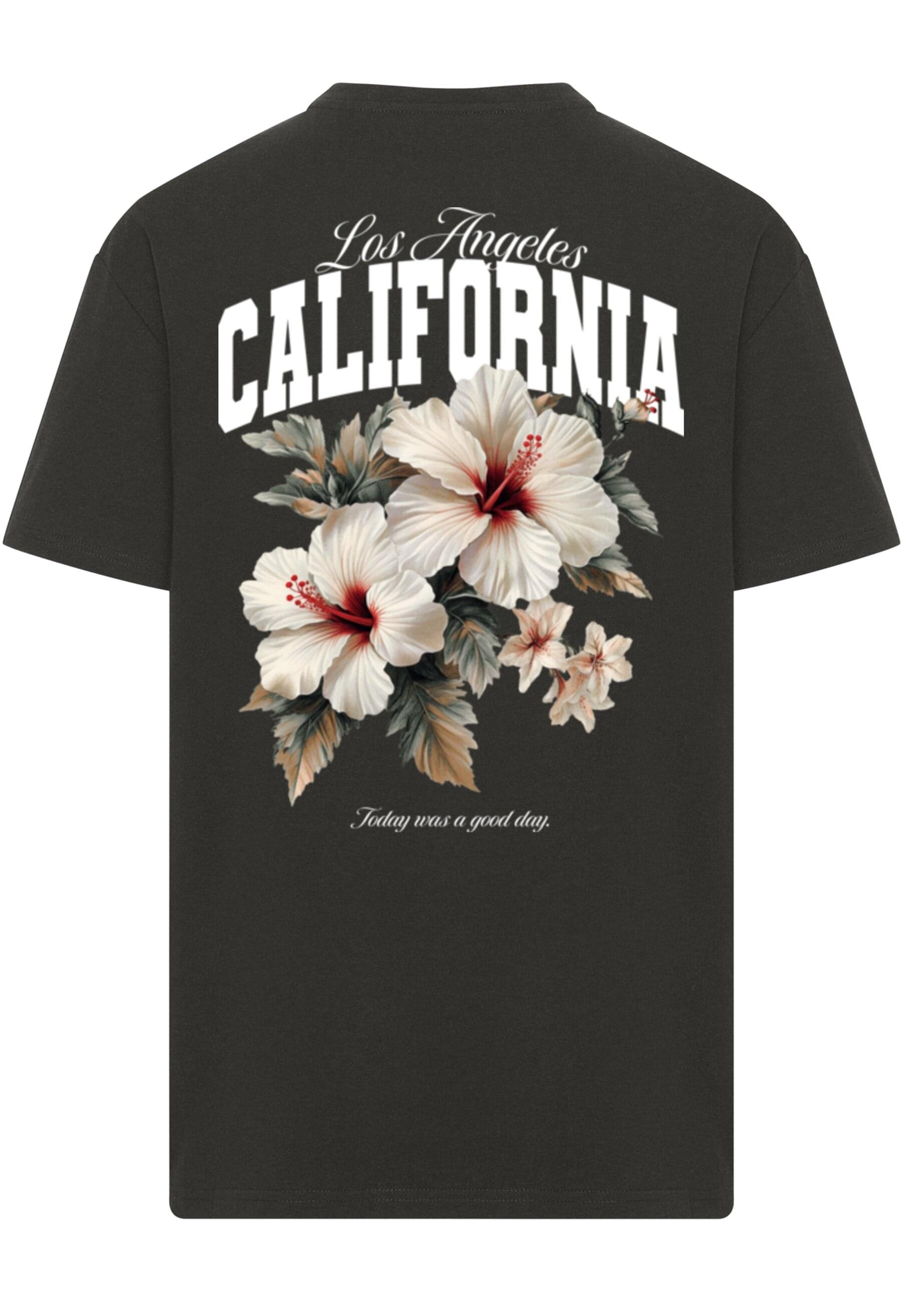 MisterTee T-Shirt "MisterTee California Hibiskus Heavy Oversize Tee", (1 tl günstig online kaufen
