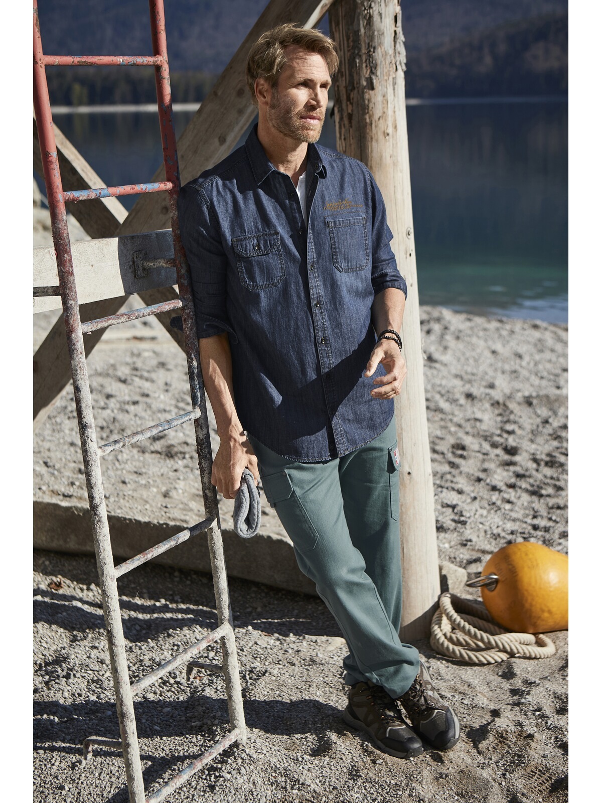 Jan Vanderstorm Cargojeans »Tiefbundjeans TUURE«
