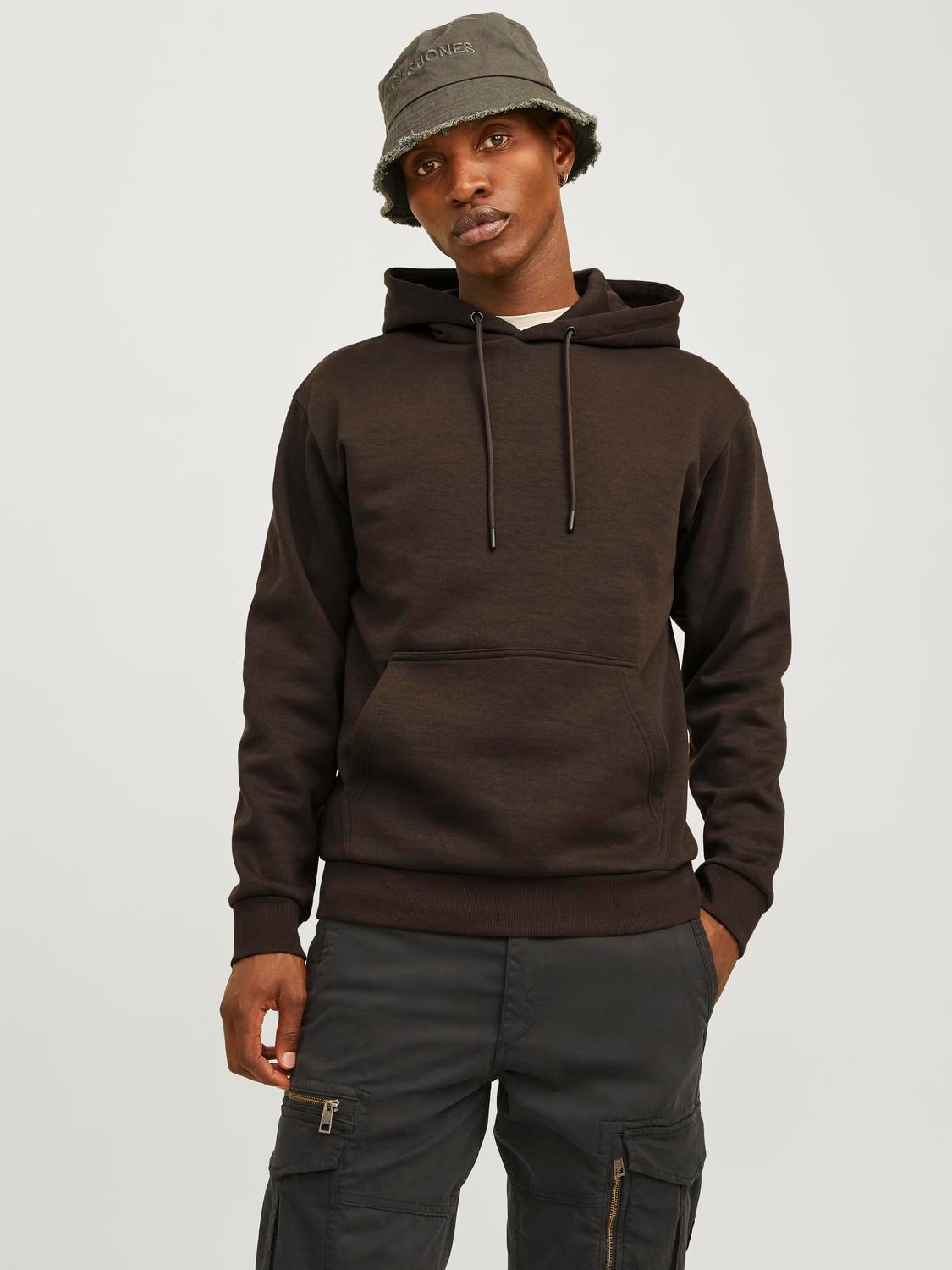 Jack & Jones Kapuzensweatshirt "JJEBRADLEY SWEAT HOOD NOOS", mit Känguru Ta günstig online kaufen