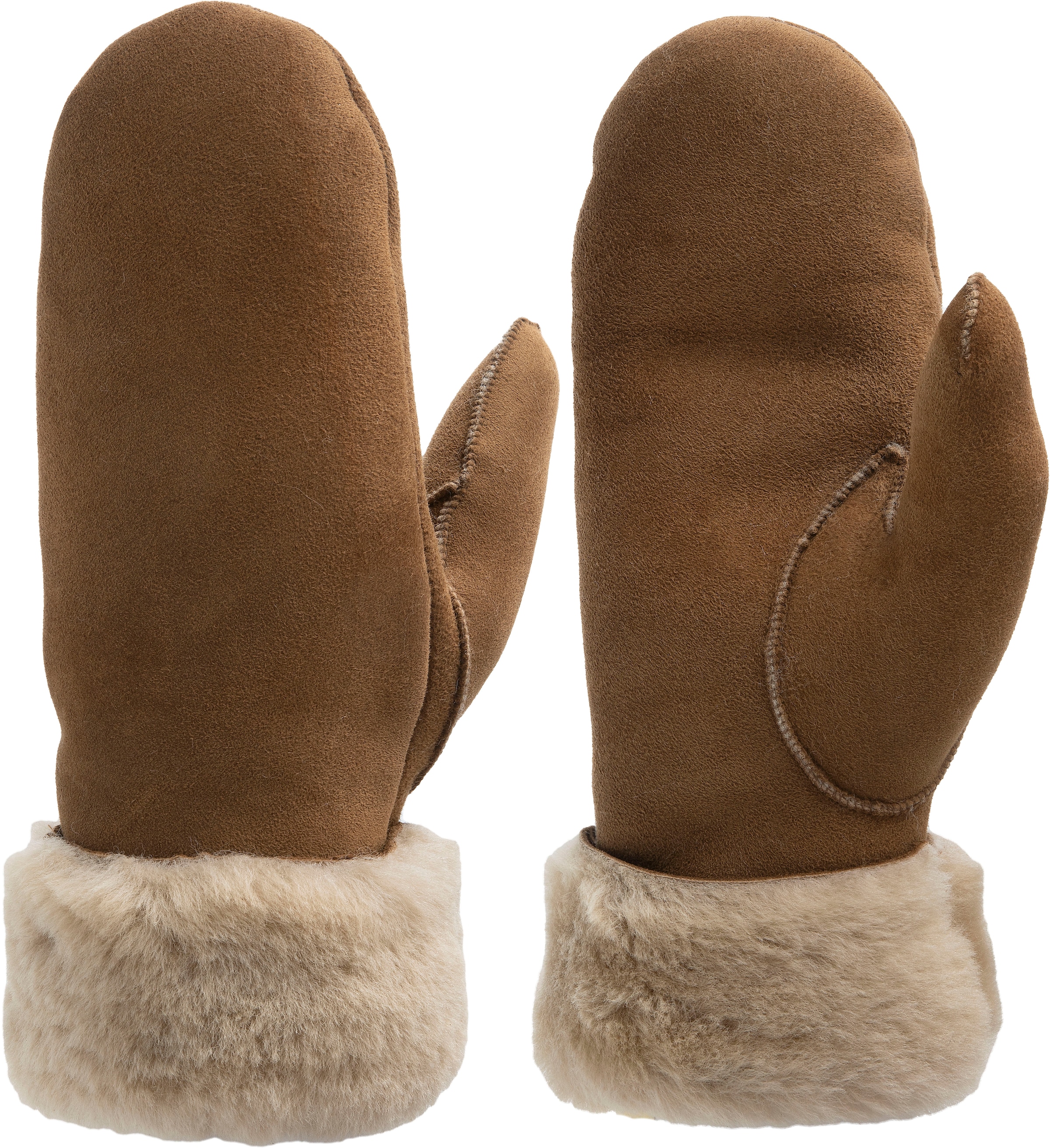 PEARLWOOD Lederhandschuhe "FIONA" 1 Paar, Velourleder, Fausthandschuh, warm günstig online kaufen
