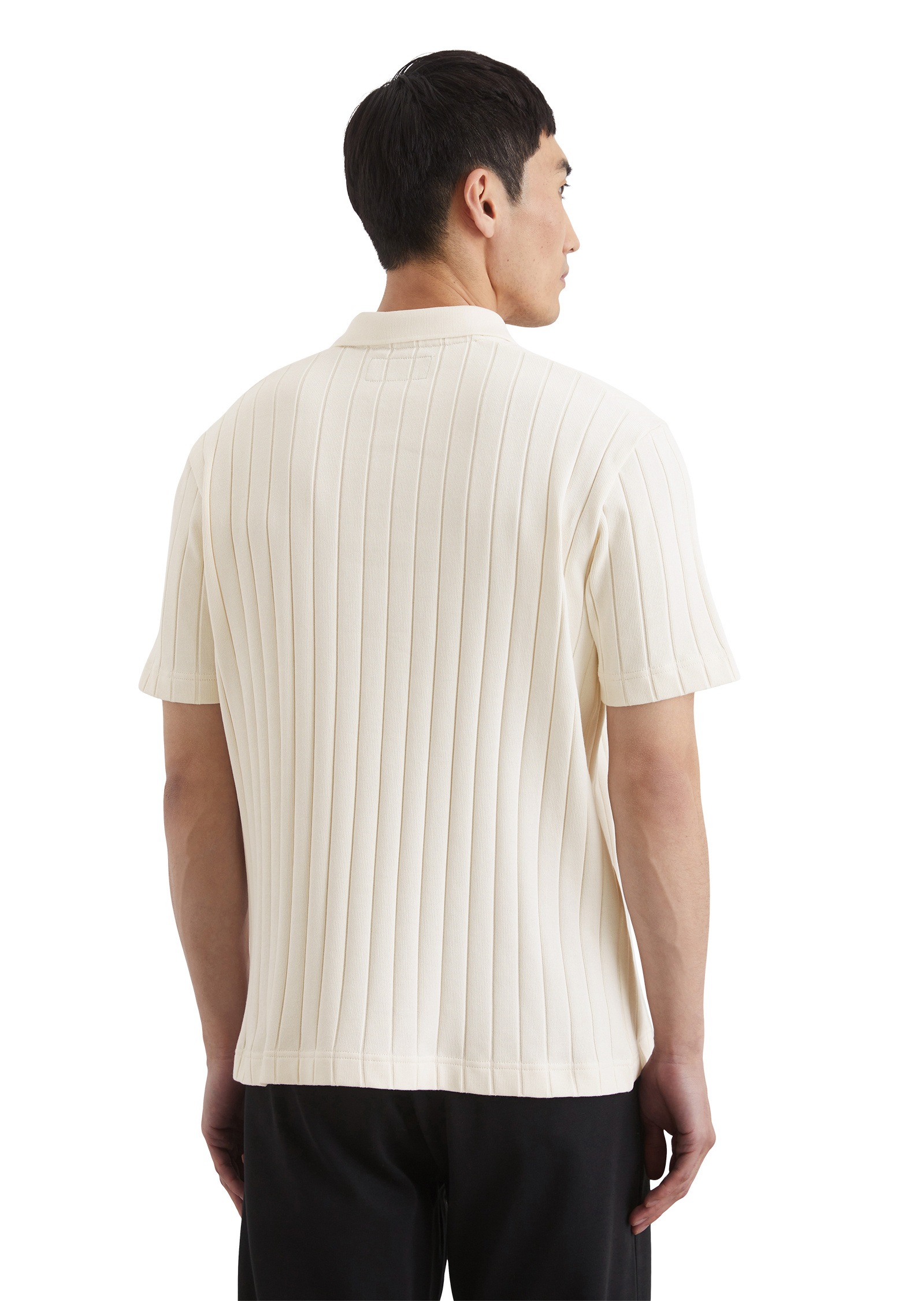 Marc O'Polo Poloshirt »mit breiter Rippstruktur«