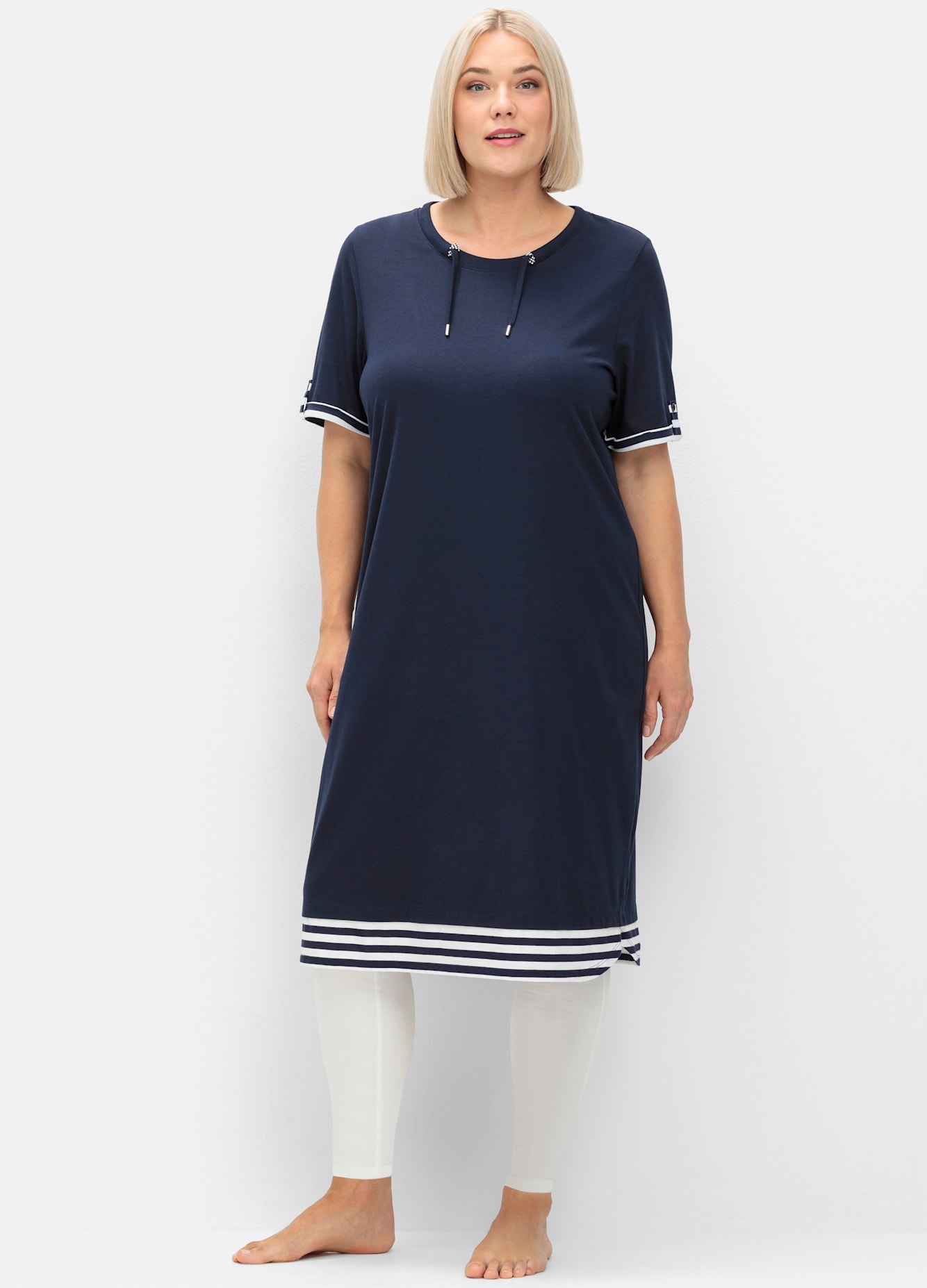 Sheego Shirtkleid "Shirtkleid" günstig online kaufen
