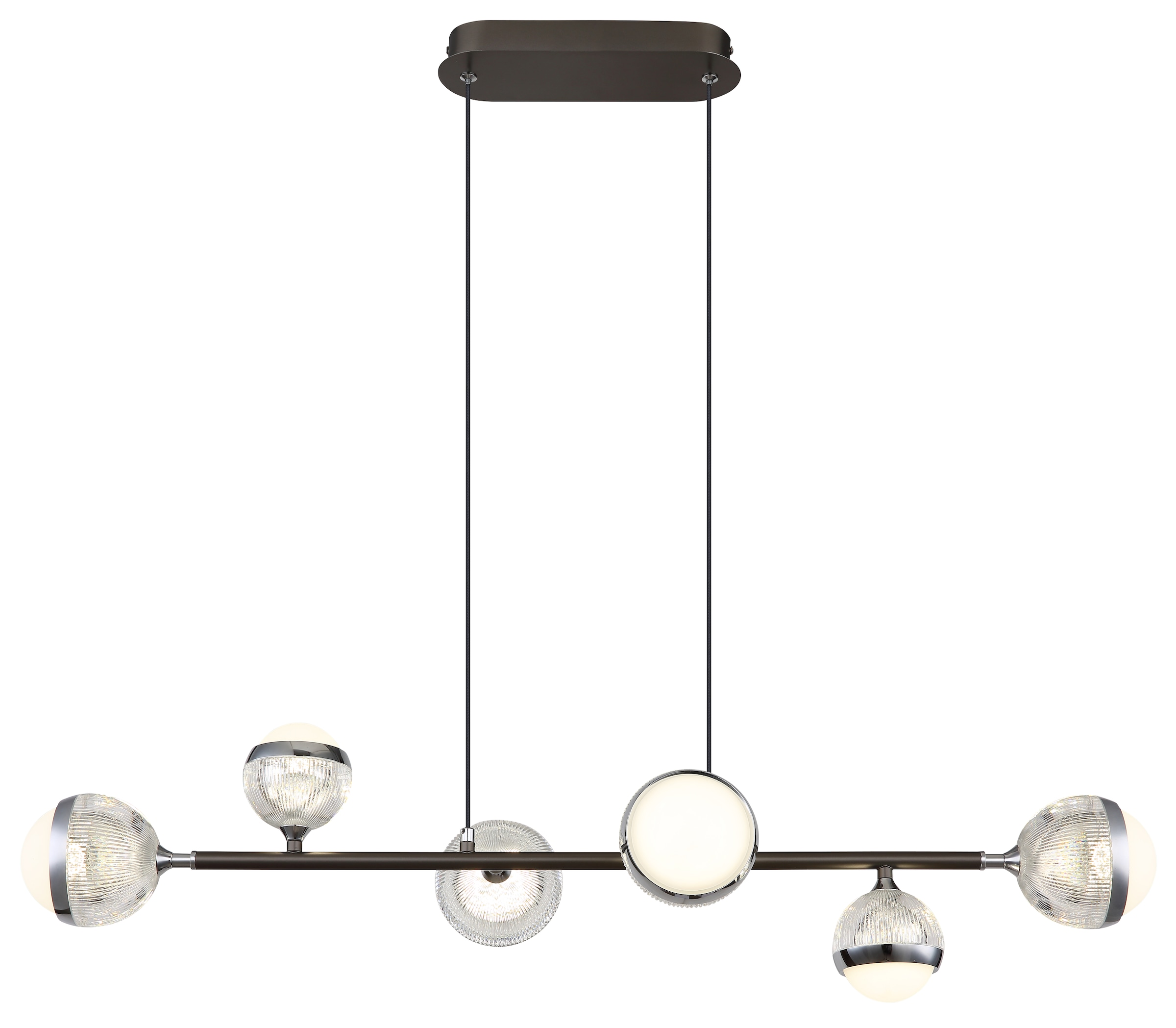 GLOBO LIGHTING LED Pendelleuchte »UNTSY«, Leuchtmittel LED-Modul | LED fest integriert, Hängelampe/Hängeleuchte/Wohnzimmer/Esstisch/elegant