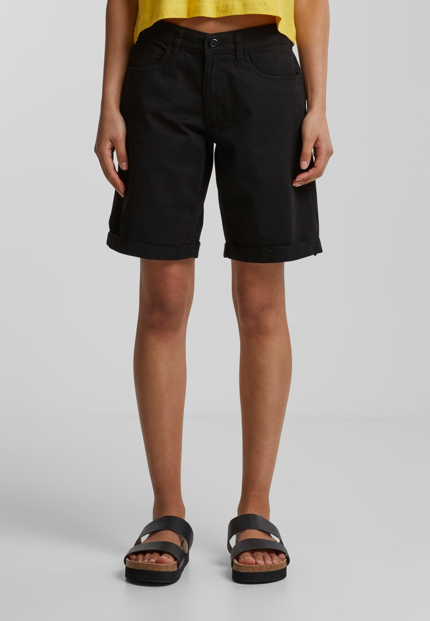 URBAN CLASSICS Sweatshorts »Urban Classics Damen Ladies Organic Cotton Bermuda Pants«