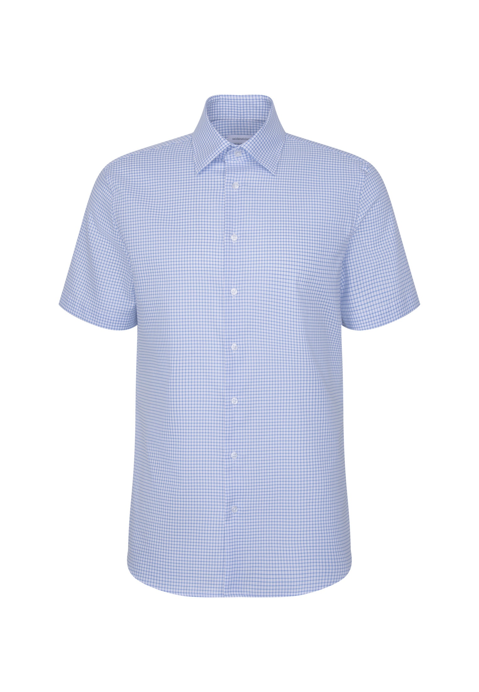 seidensticker Businesshemd »Schwarze Rose« Shaped 1/2 Covered-Button-Down-Kragen Karo