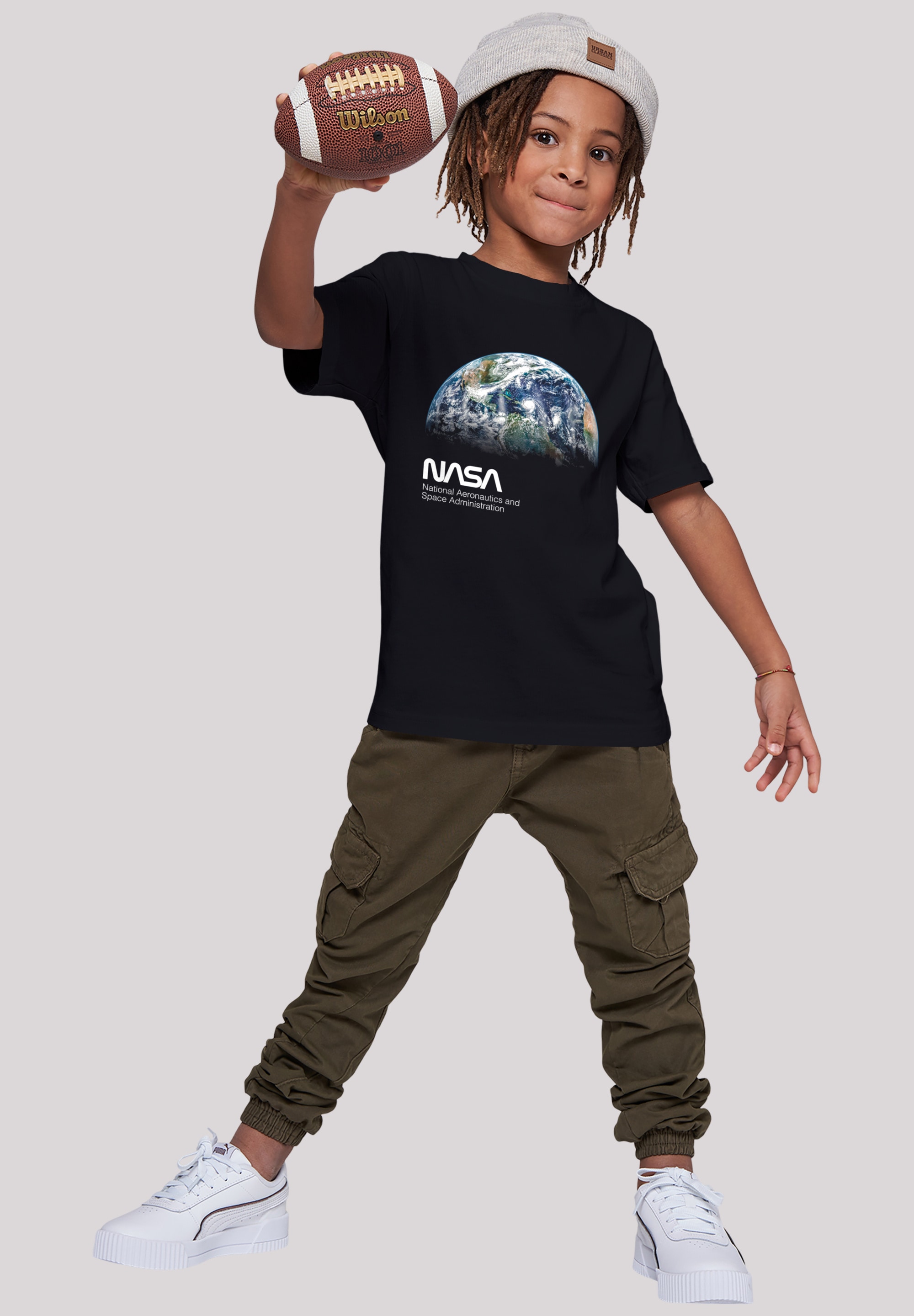 F4NT4STIC T-Shirt »NASA View Of The Earth«, Premium Qualität