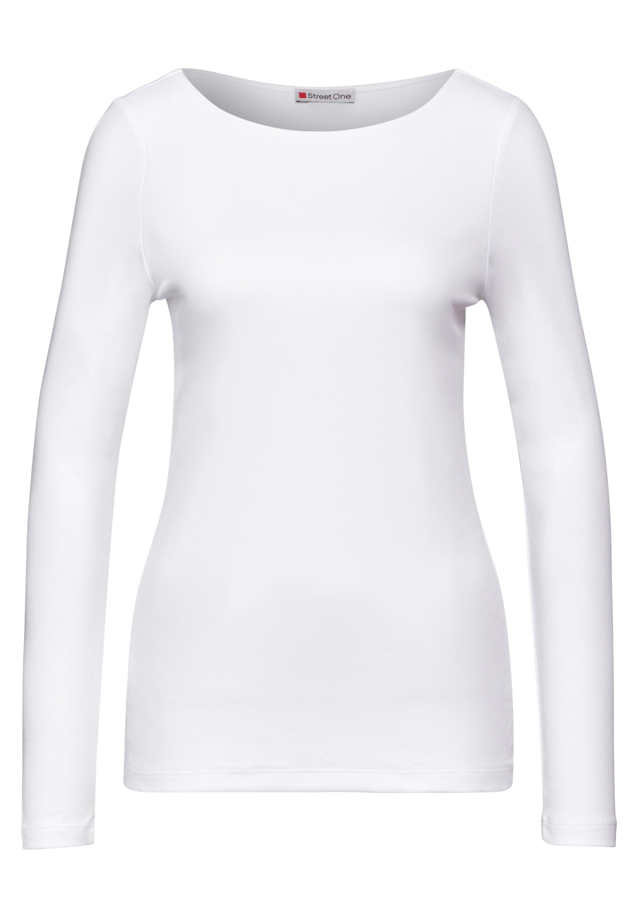 STREET ONE Langarmshirt, mit U-Boot-Ausschnitt