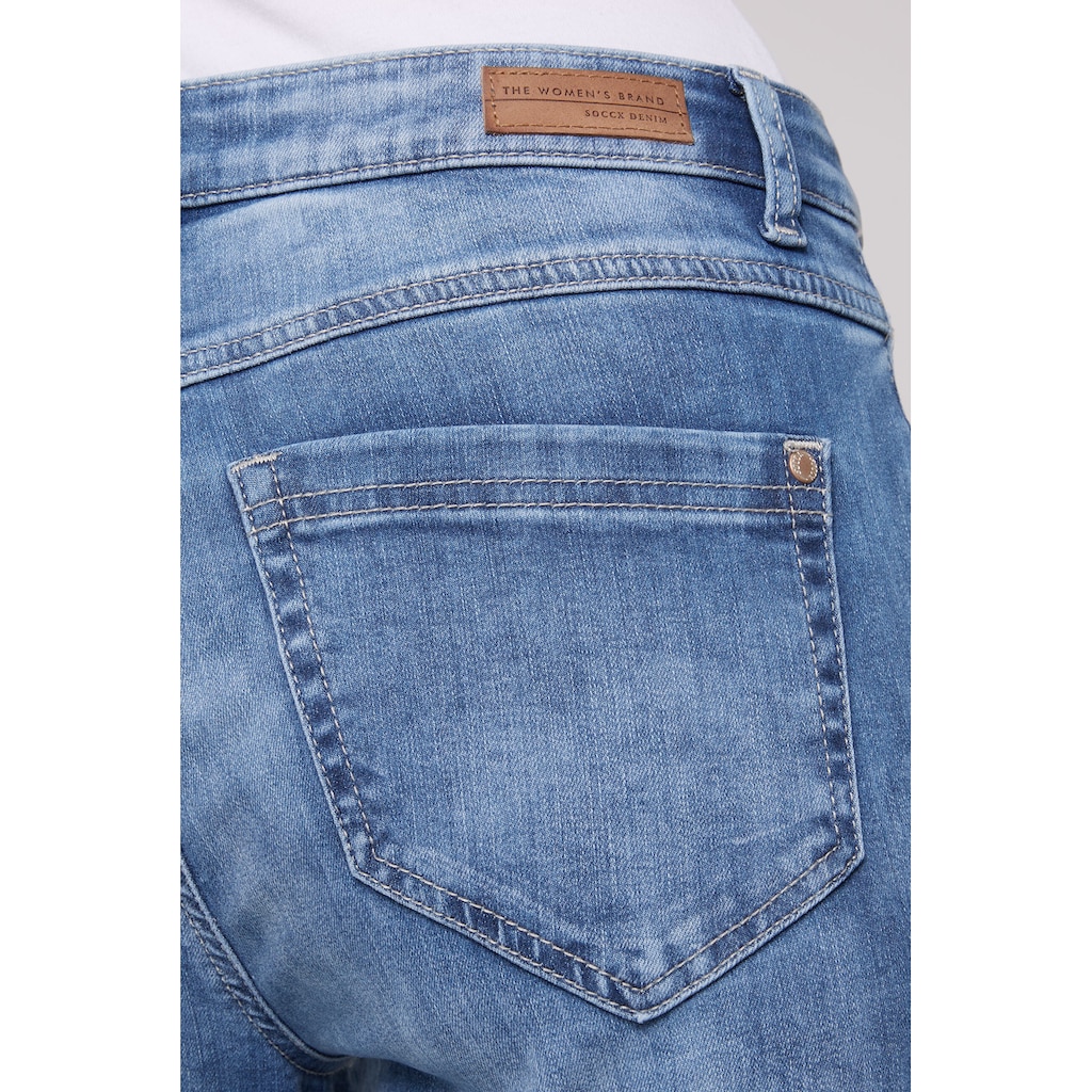 SOCCX Regular-fit-Jeans