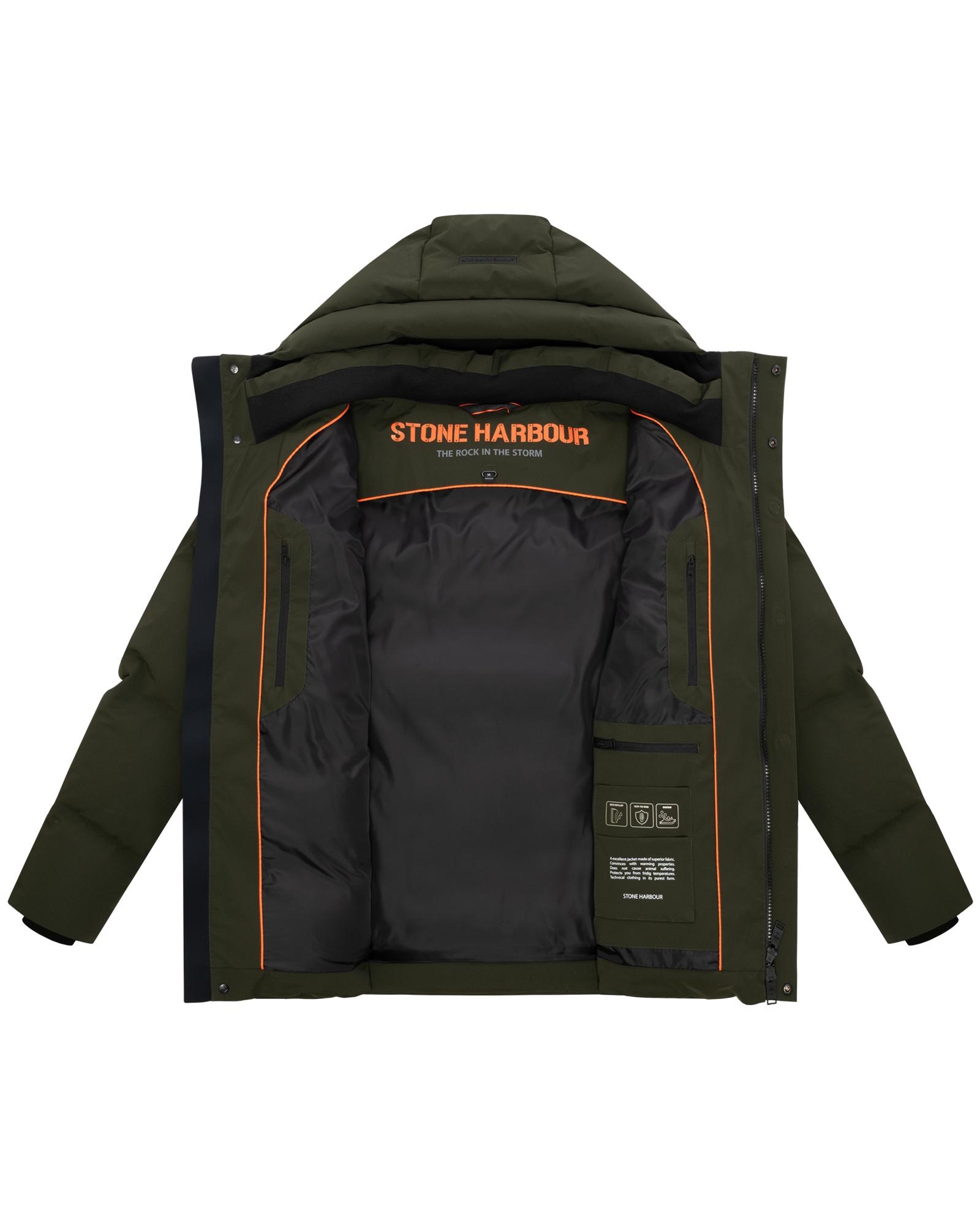 Stone Harbour Steppjacke »Taviaan XX«, mit Kapuze, Gesteppte Herren Jacke mit Kapuze