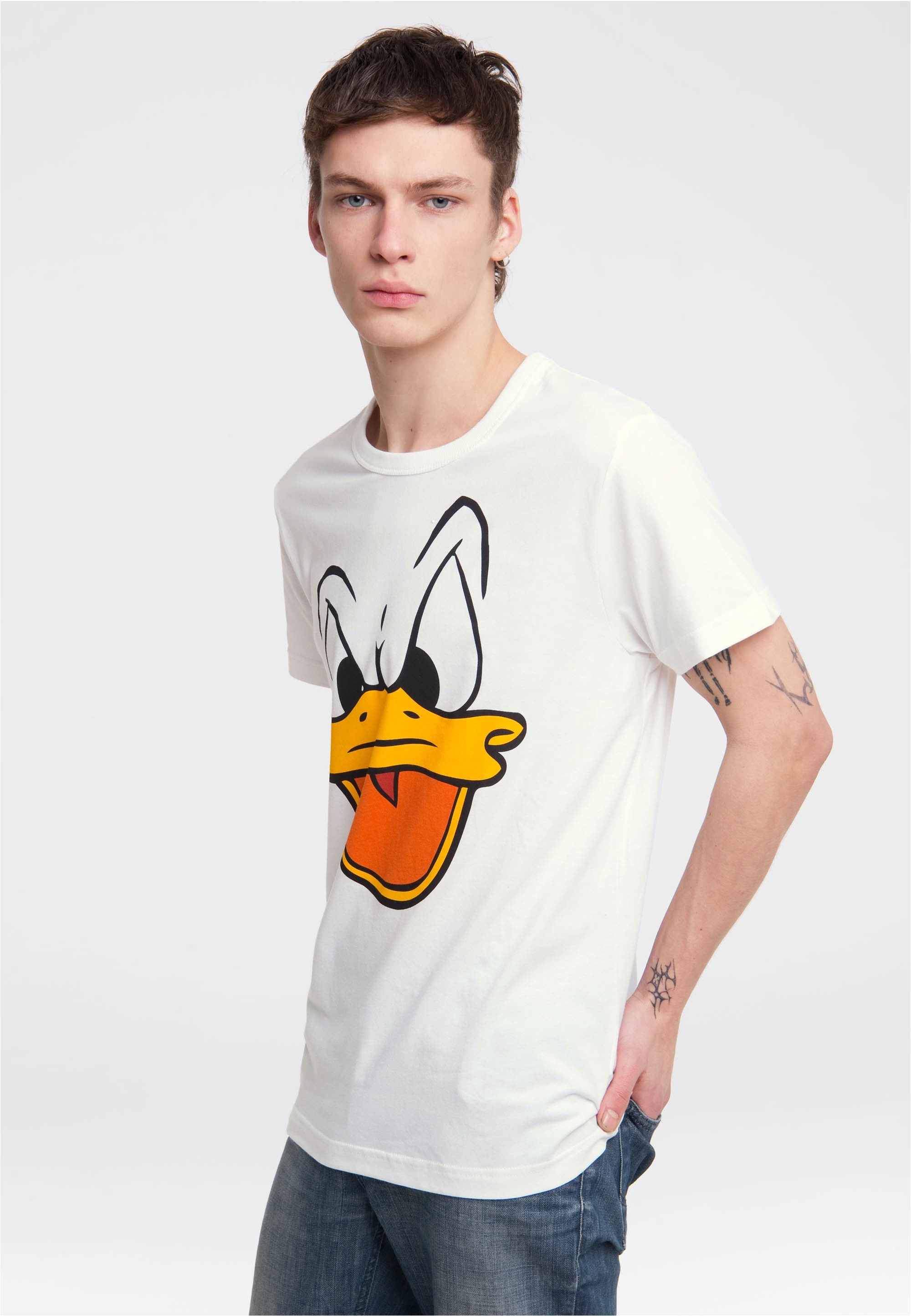 LOGOSHIRT T-Shirt »Donald Duck« im lizenziertem Originaldesign