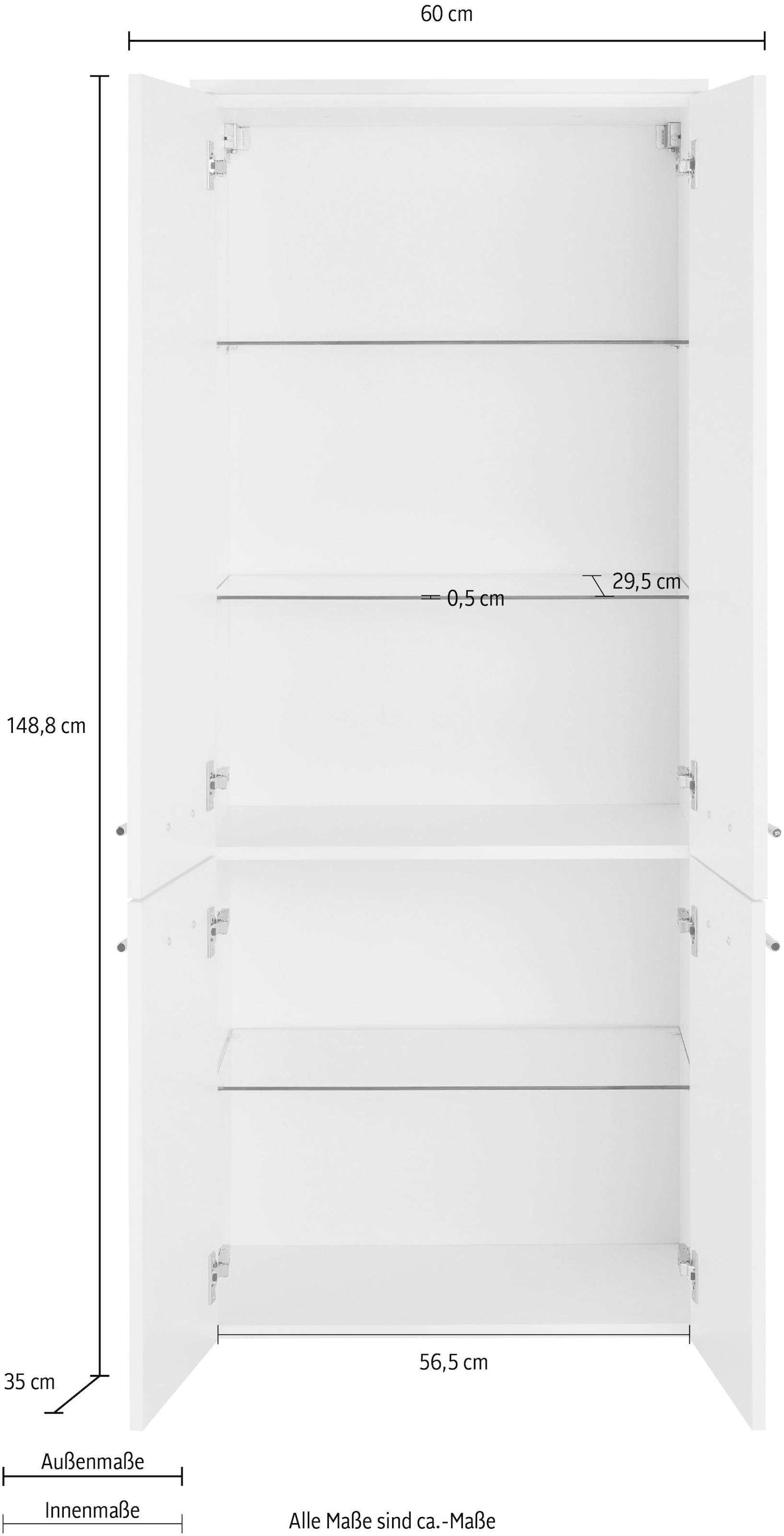 MARLIN Midischrank 60 »3040«, cm BAUR bestellen Breite 