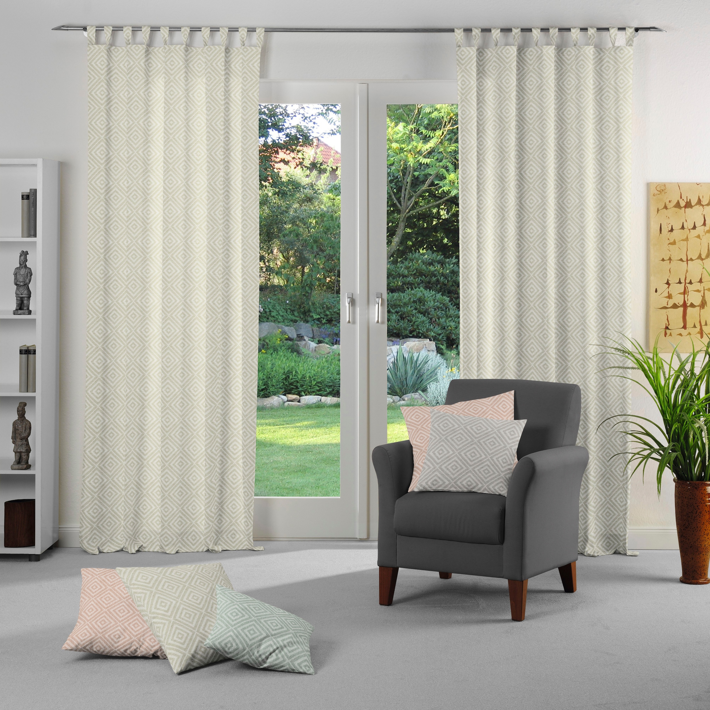 Wirth Vorhang "Telfort" Schlaufen 1 Stk. tlg. günstig online kaufen