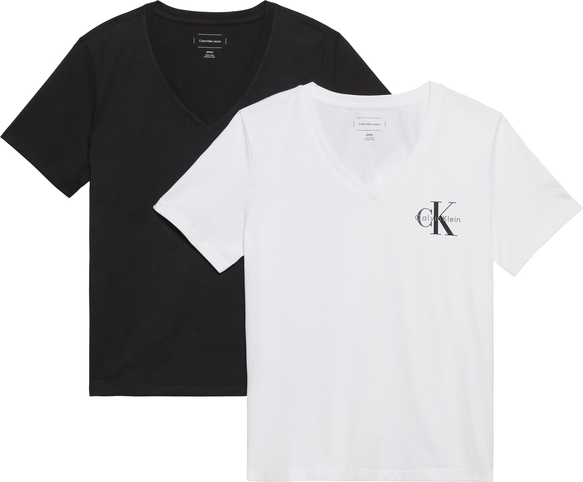 Calvin Klein Jeans Kurzarmshirt "A- Logo VN 2 pack Tee", (Packung, 2er-Pack günstig online kaufen