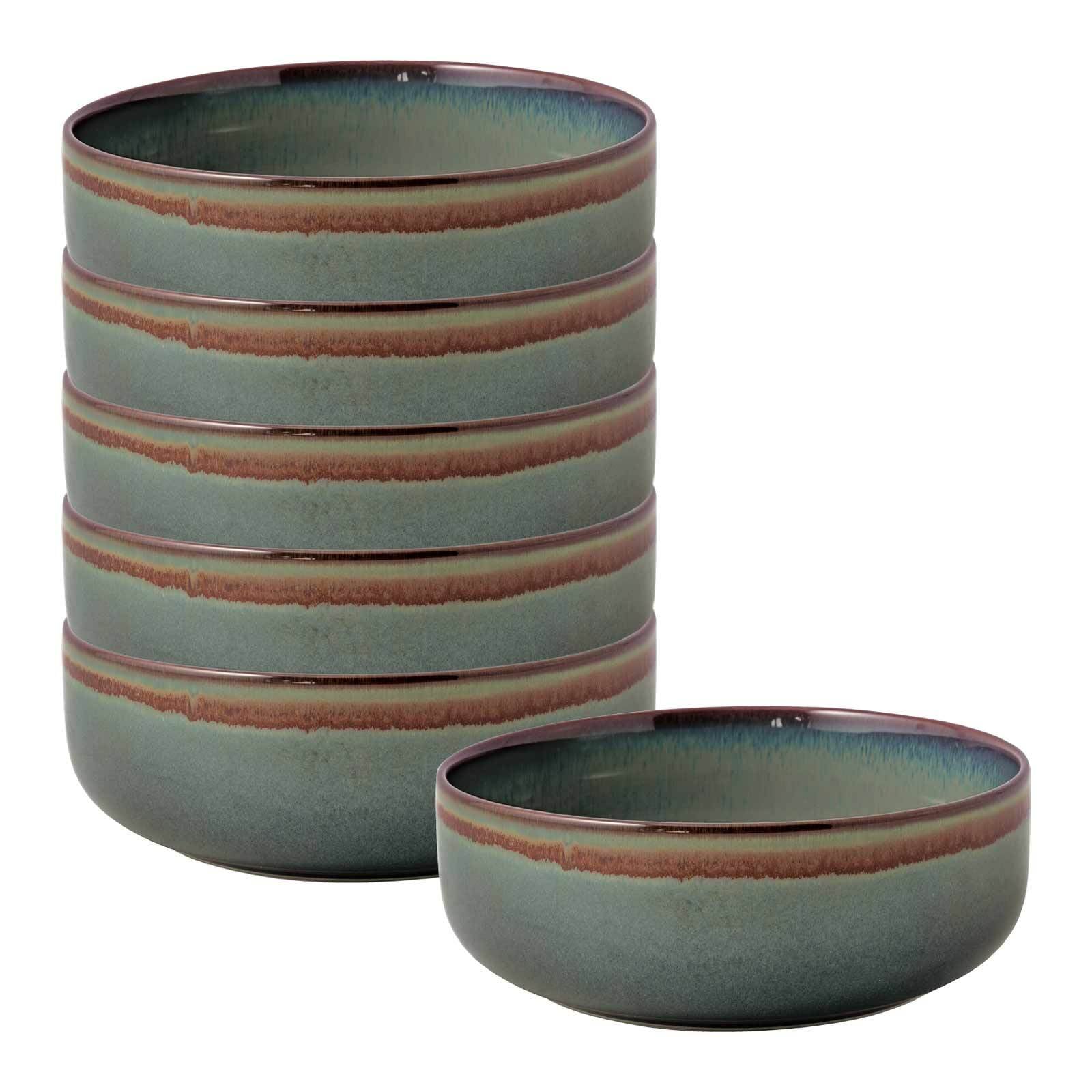 Schale "Müslischalen Crafted ø 15,8 cm 6er Set", B/H/L: 15,8cm, bunt, LIKE. BY VILLEROY & BOCH, Schüsseln