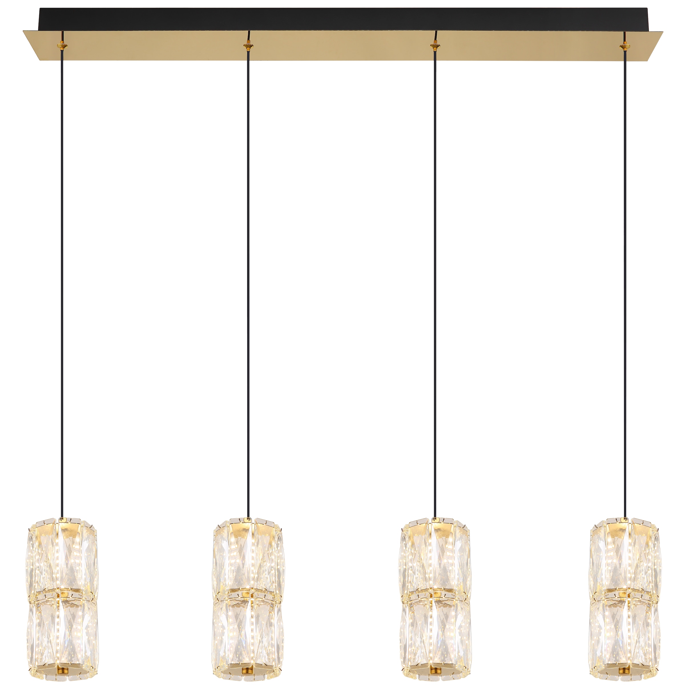 GLOBO LIGHTING LED Pendelleuchte »STEFANIE«, Leuchtmittel LED-Modul | LED fest integriert, Hängelampe/Hängeleuchte/Wohnzimmer/Esstisch/elegant