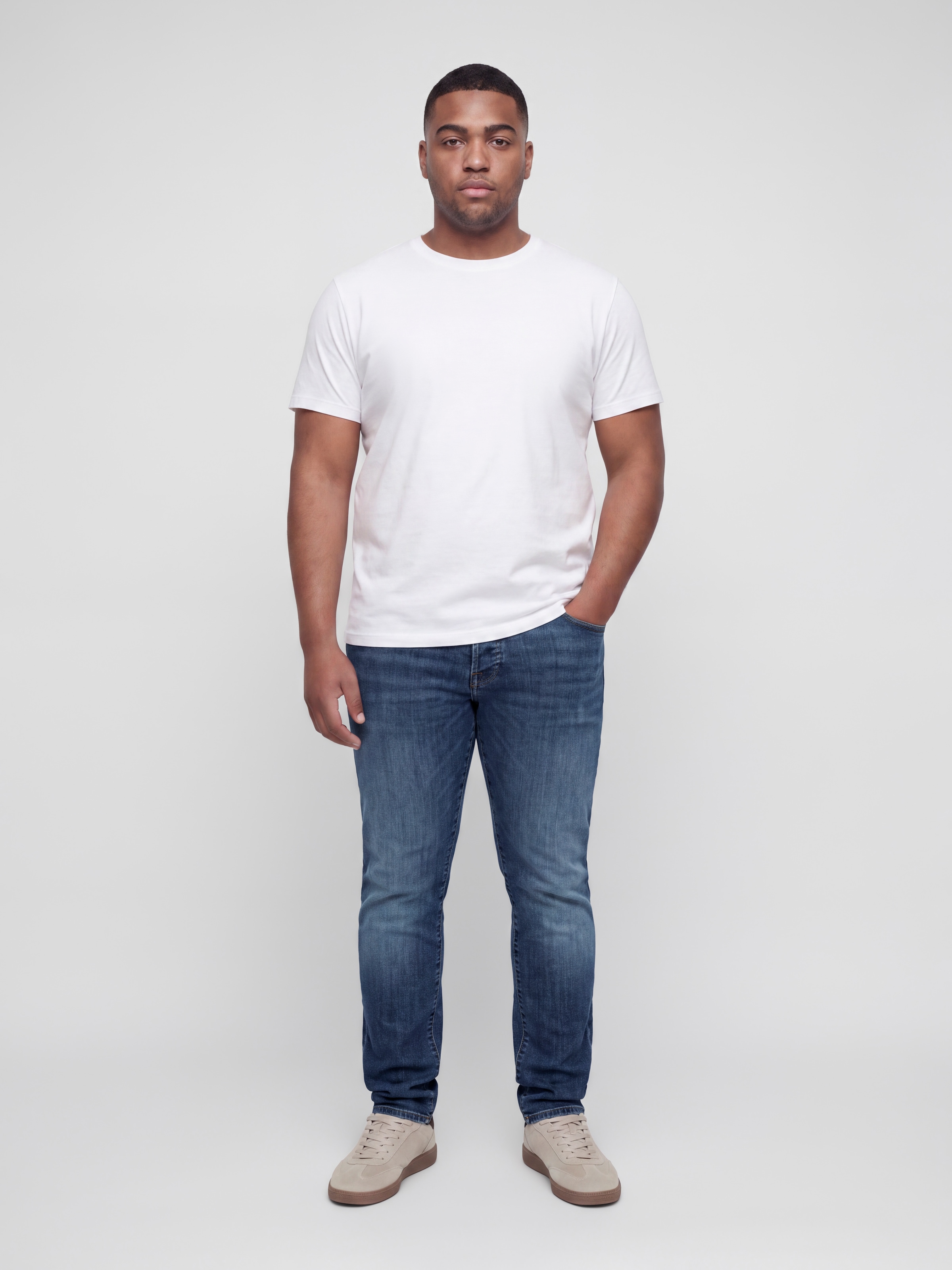 Jack & Jones PlusSize Slim-fit-Jeans »JJIGLENN JJFOX 50SPS CB 036 NOOS PLS«