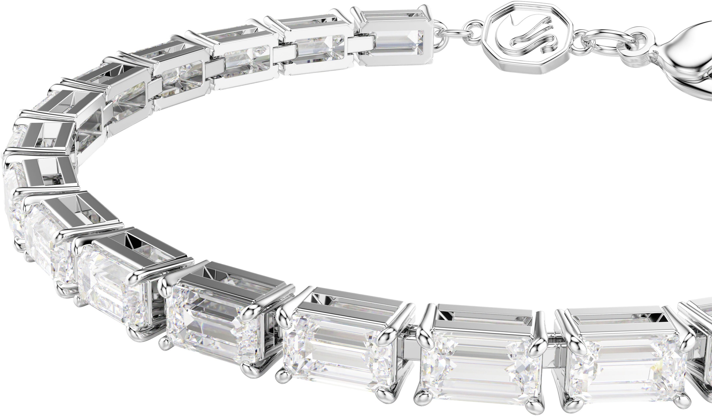 Swarovski Armband »Schmuck Geschenk Matrix Tennis Armkette, 5707200«, mit Swarovski® Kristall