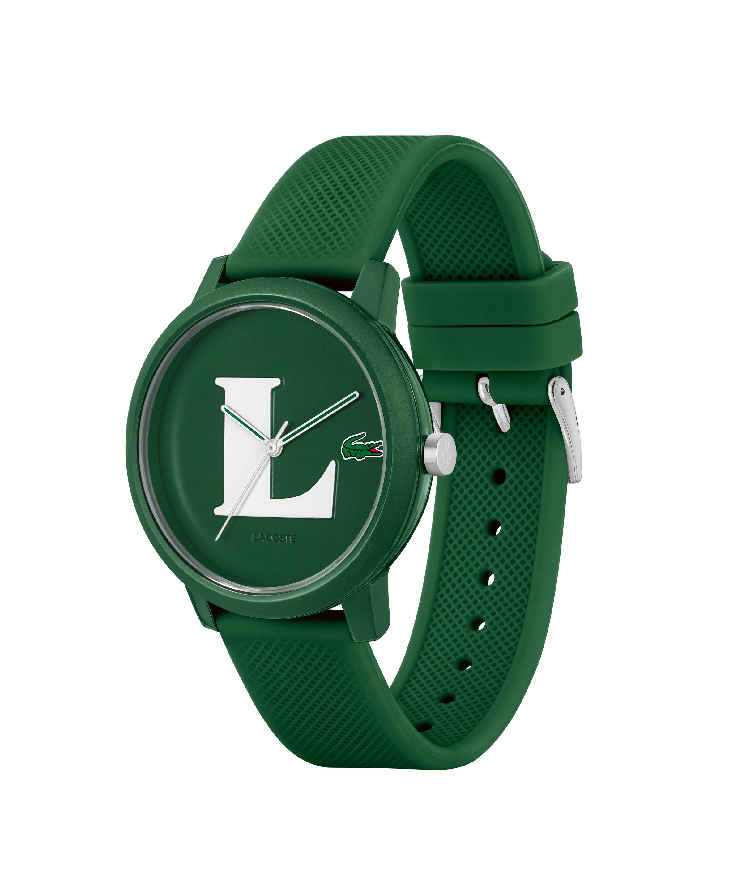 Lacoste Quarzuhr »LACOSTE.12.12« Armbanduhr, Damenuhr, Herrenuhr, Silikonarmband, analog