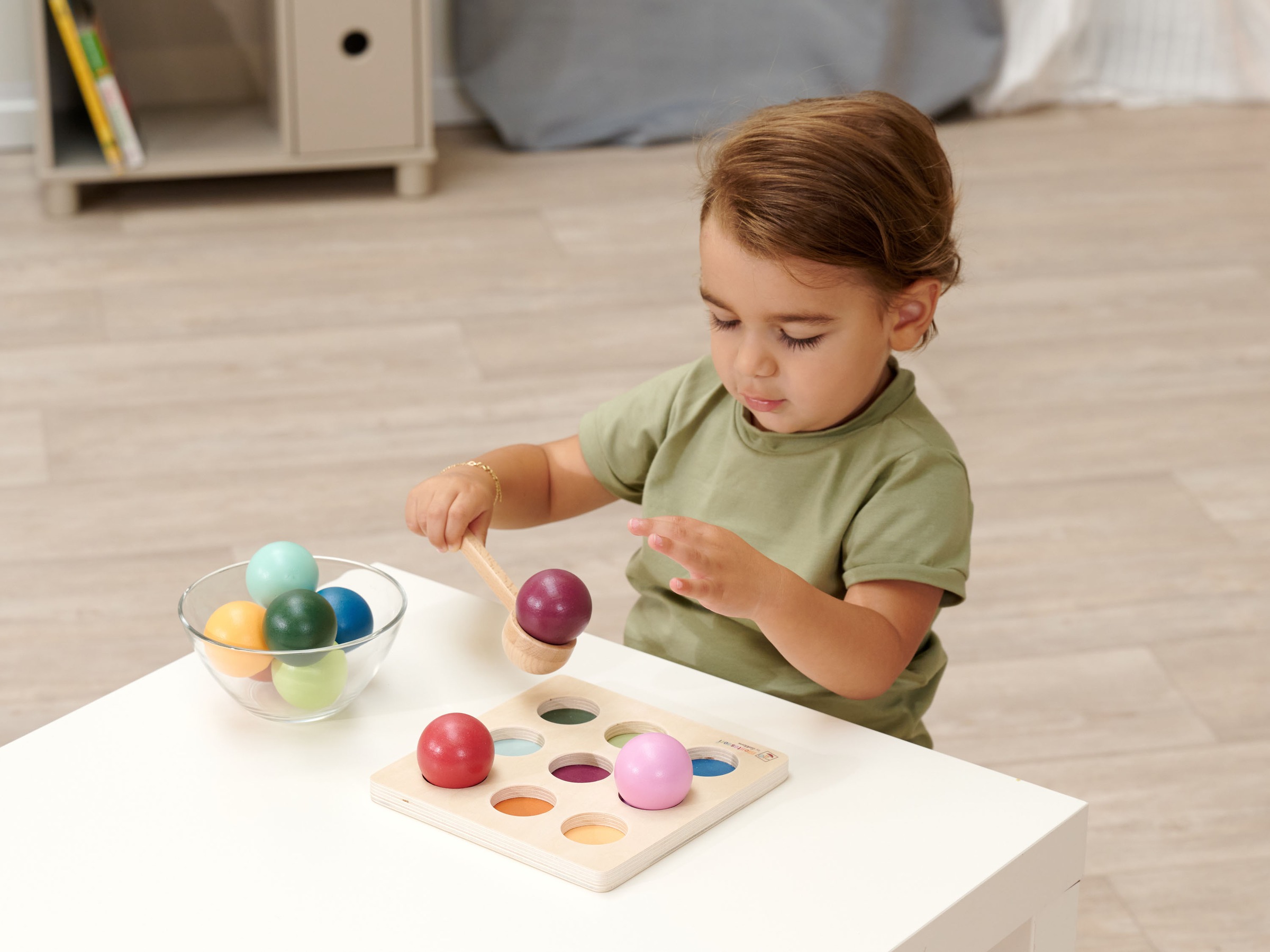 Eichhorn Steckspielzeug »Montessori Sortierkugeln«