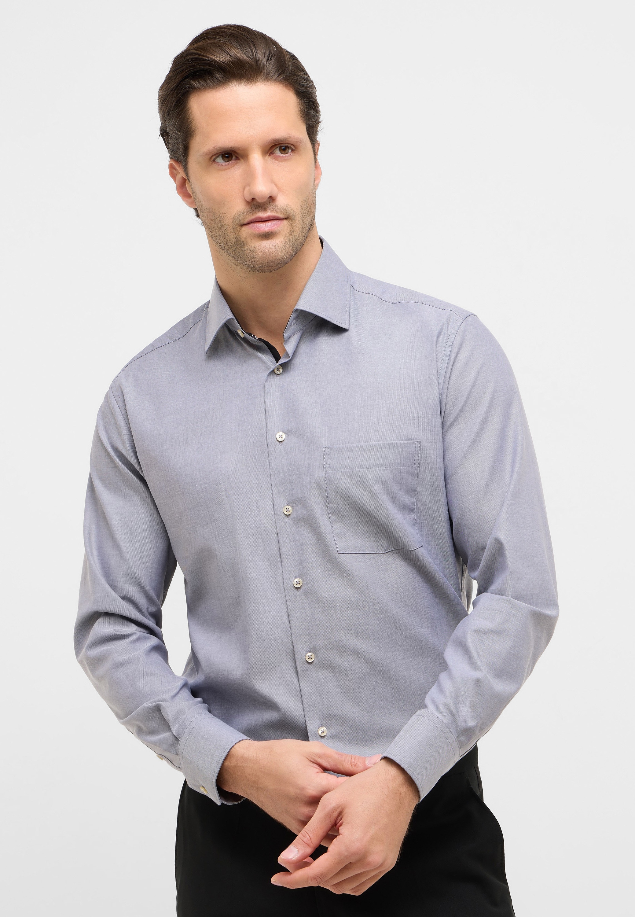 Eterna Langarmhemd »MODERN FIT« NON IRON (bügelfrei)