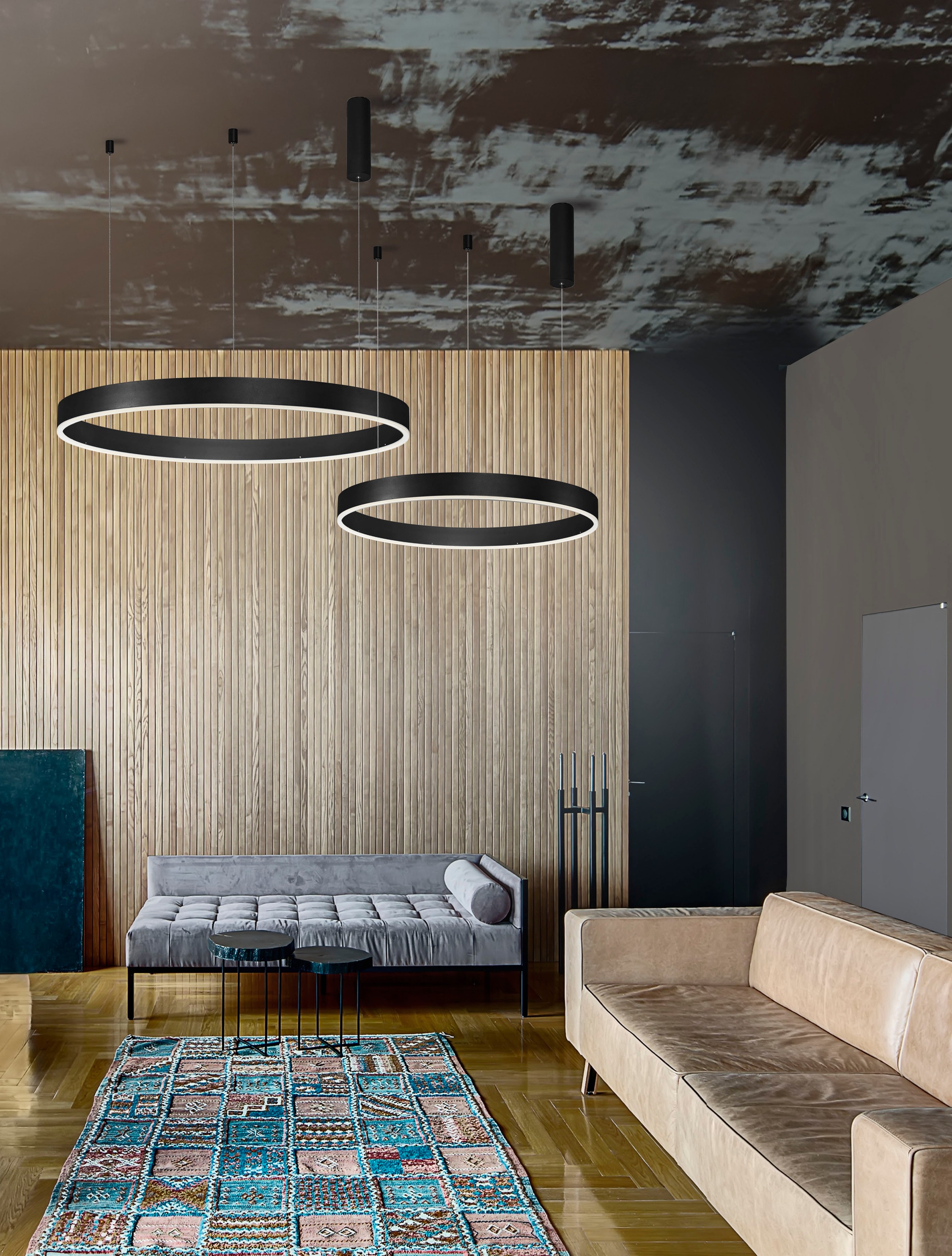 Nova Luce LED-Hängeleuchte »MOTIF«, 1 flammig, Dimmbar; Höhenverstellbar; Mit Leuchtmittel