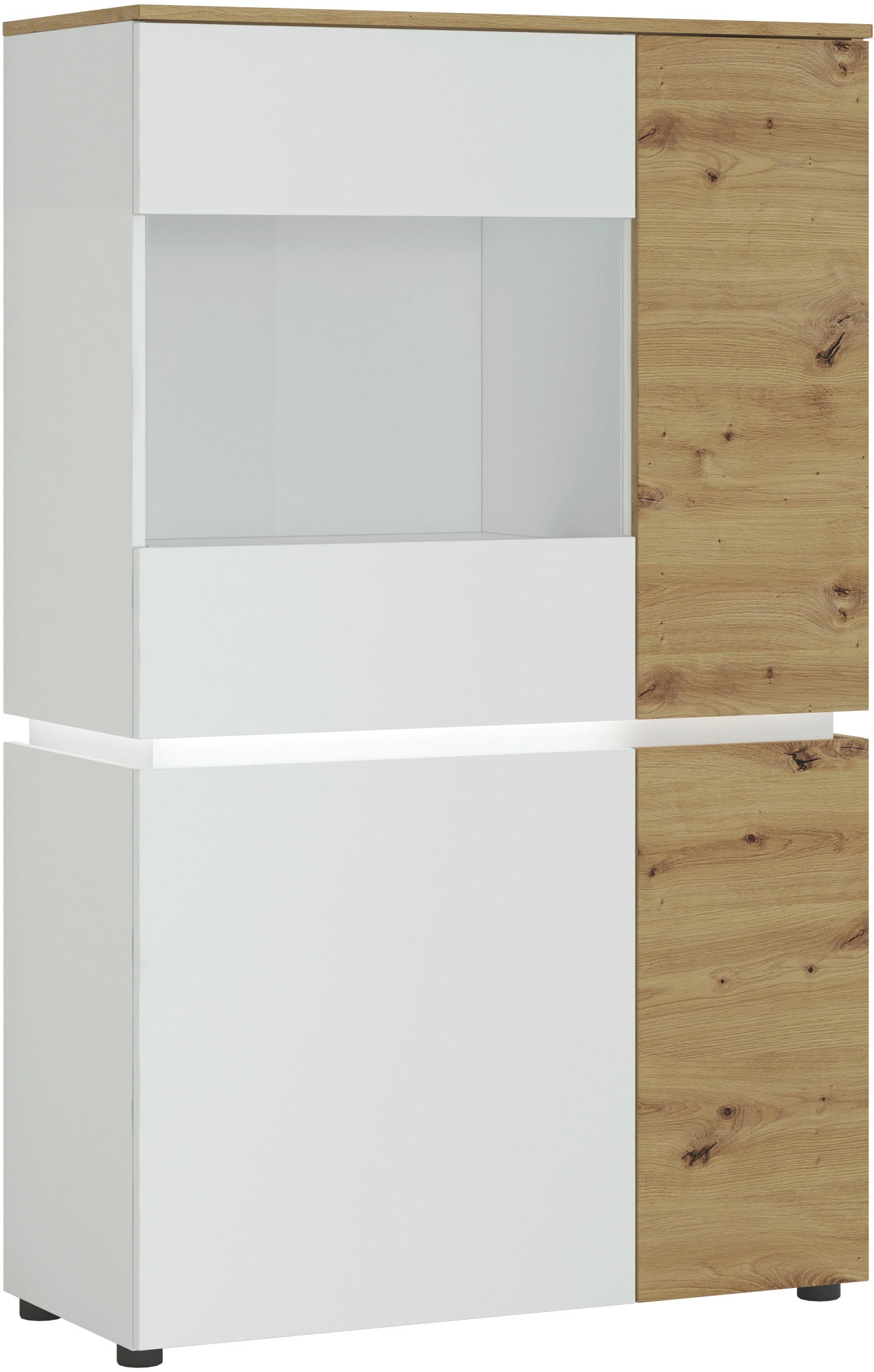 Home affaire Vitrine "Luci" Höhe 146 cm günstig online kaufen