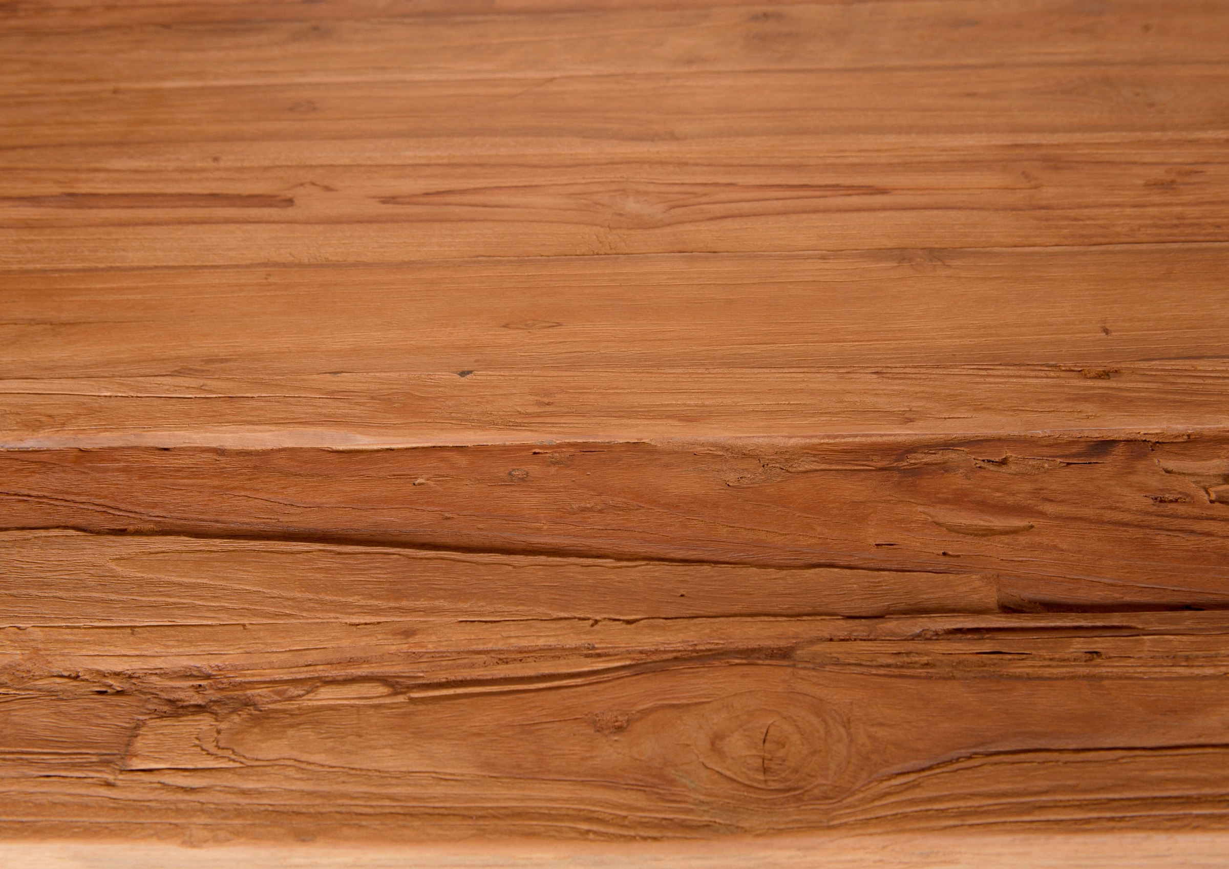 SIT Esstisch, Platte aus recyceltem Teak