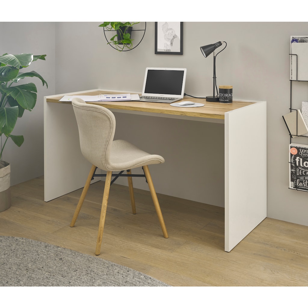 INOSIGN Schreibtisch »CiTY/GiRON«, zeitlos moderner Computertisch, wohnliches Home Office, Breite 143 cm