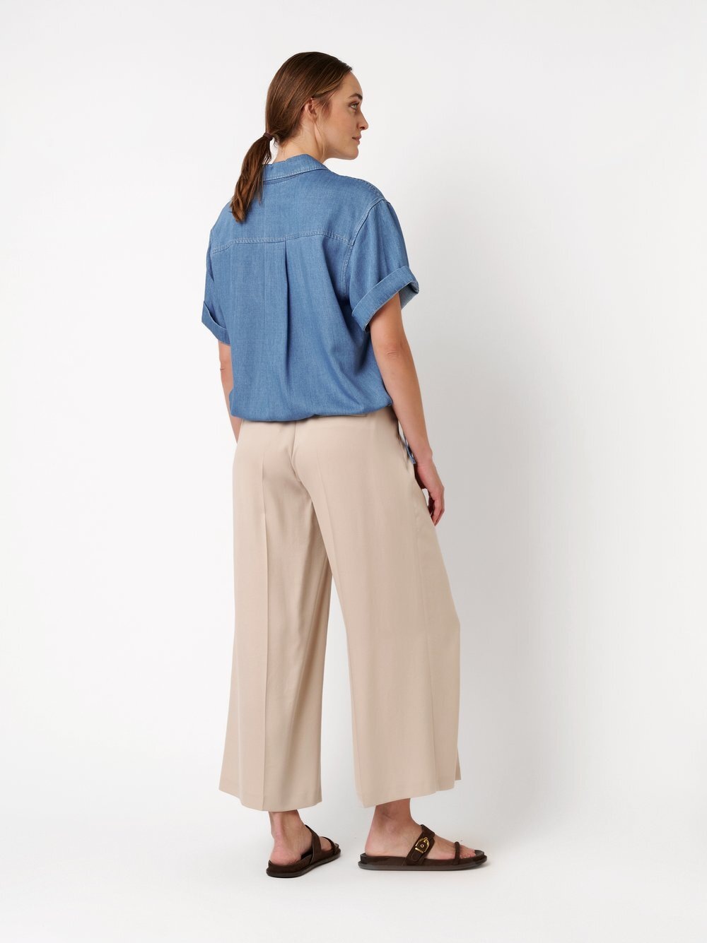 TONI Culotte »Luisa Culotte«  mit Gürtel und Bundfalten