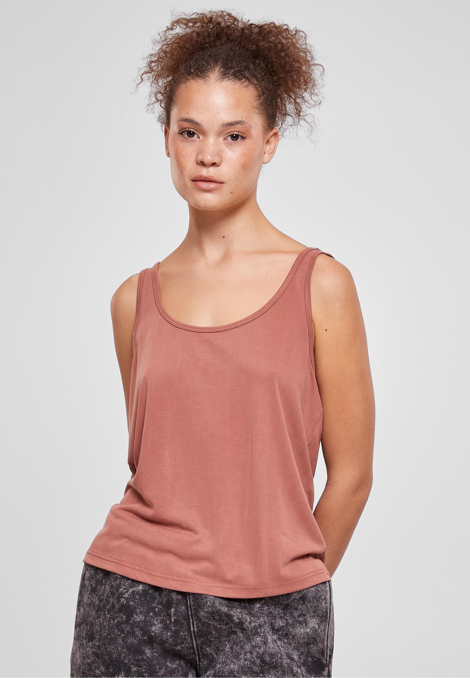 URBAN CLASSICS Muskelshirt »Urban Classics Damen Ladies Modal Loose Top«, (1 tlg.)