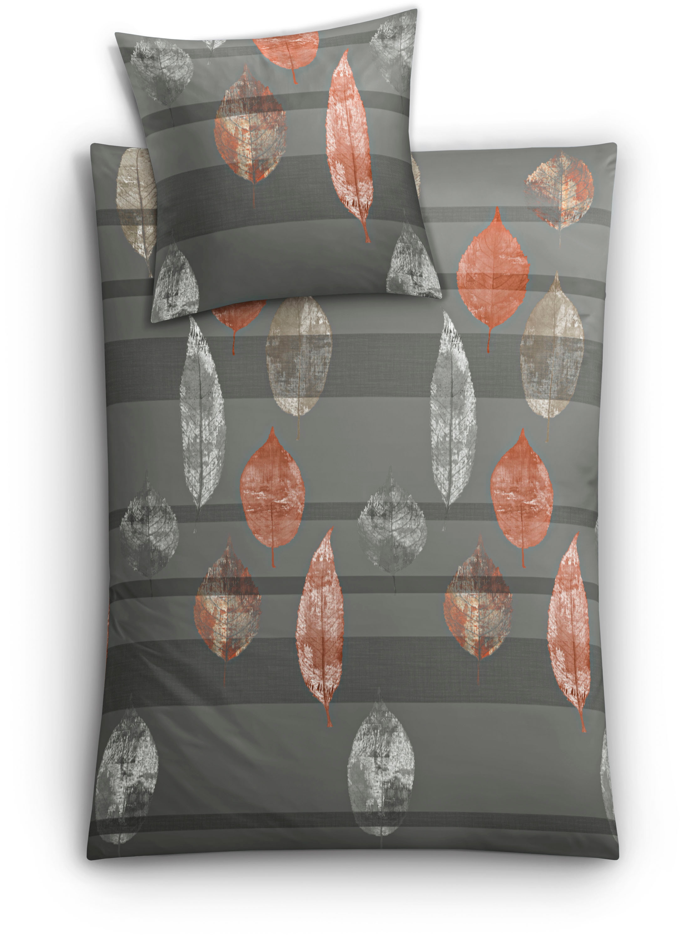 Kleine Wolke Bettwäsche "Laurus" 2 Stk. mit Blättern günstig online kaufen