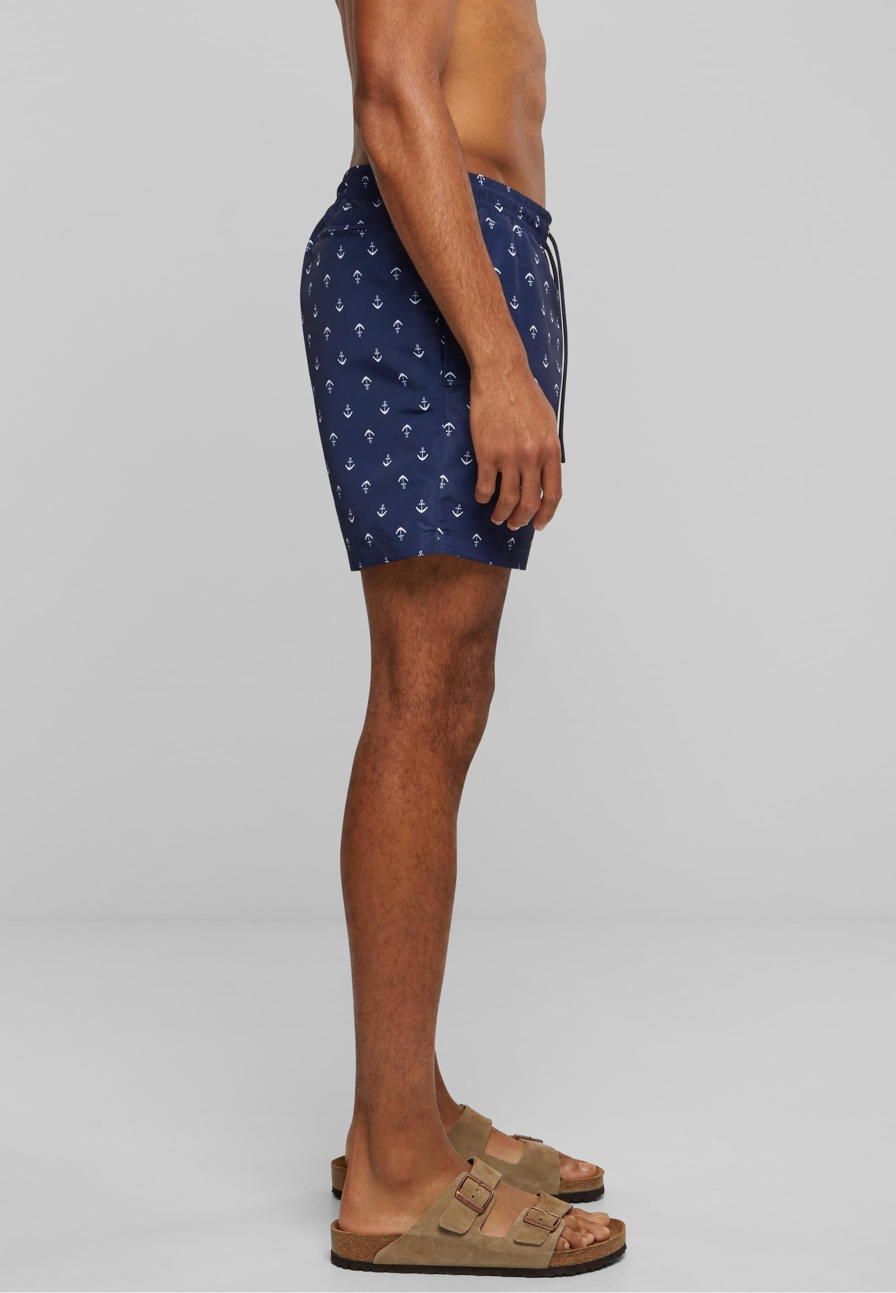 URBAN CLASSICS Badeshorts »Urban Classics Herren Pattern Swim Shorts«